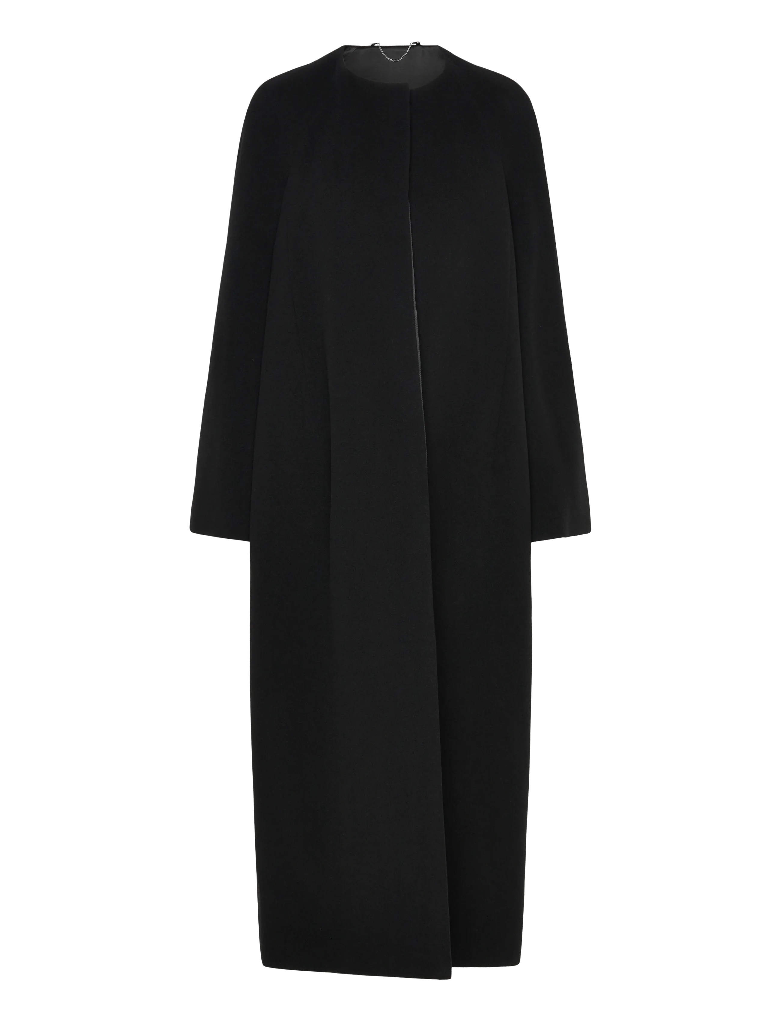 TOTEME BELL-SLEEVE COAT - TOTEME - BLACK / black