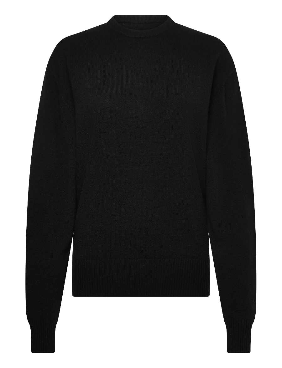 TOTEME - CLASSIC CASHMERE CREW KNIT - kaschmir - black - 1