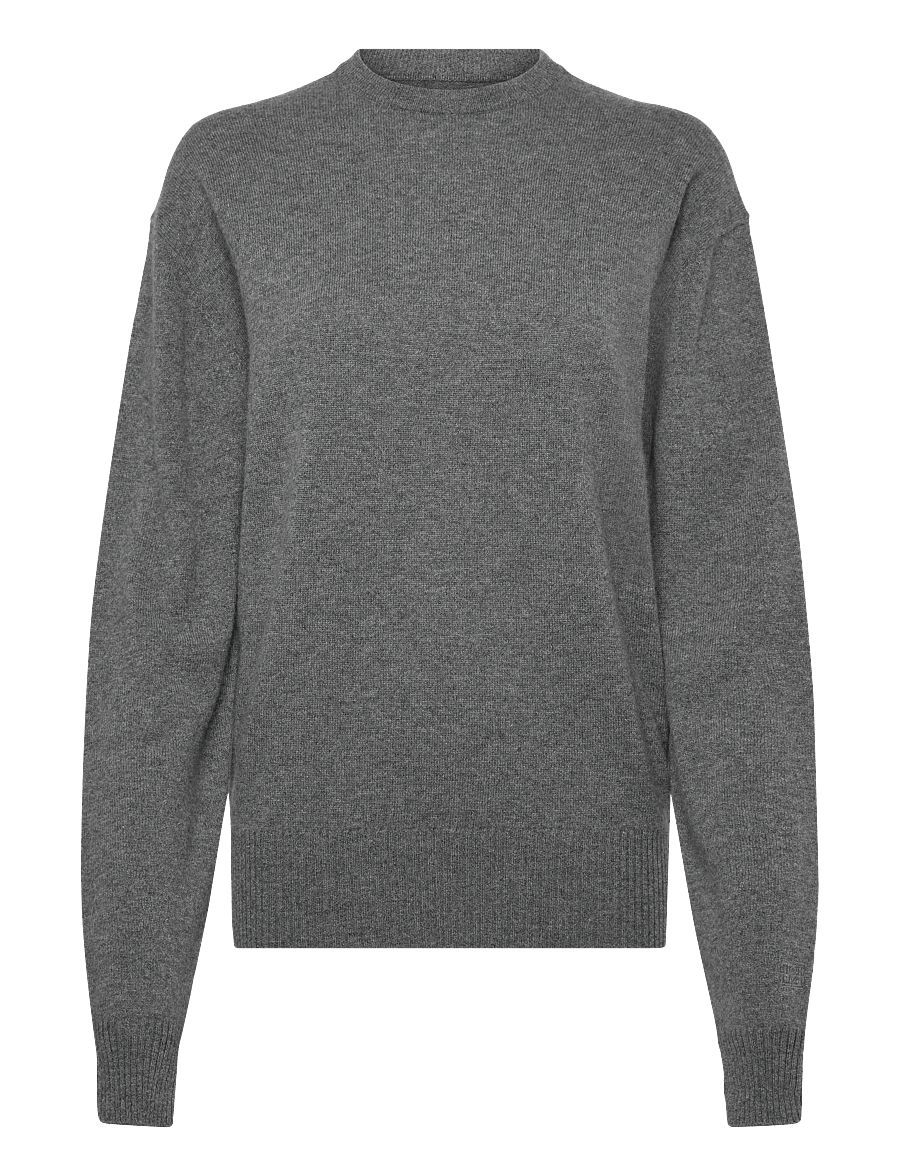 TOTEME - CLASSIC CASHMERE CREW KNIT - kaschmir - grey - 1