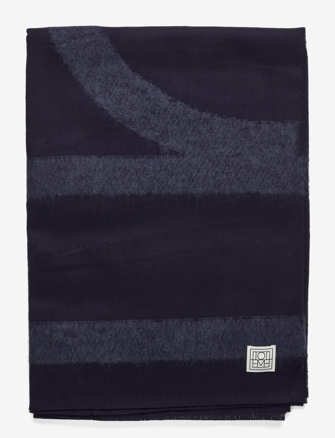 TOTEME - MONOGRAM TWILL SCARF - everyday style - navy - 1