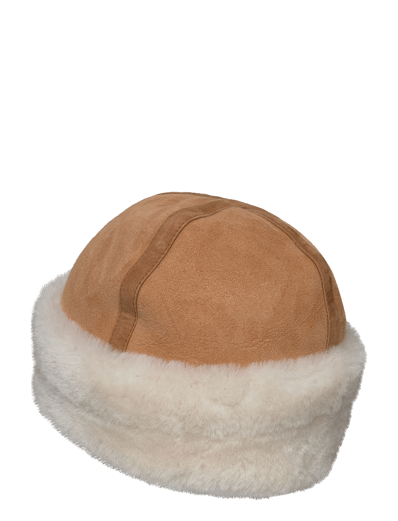 TOTEME - PLUSH SHEARLING WINTER HAT - hats - tan - 1