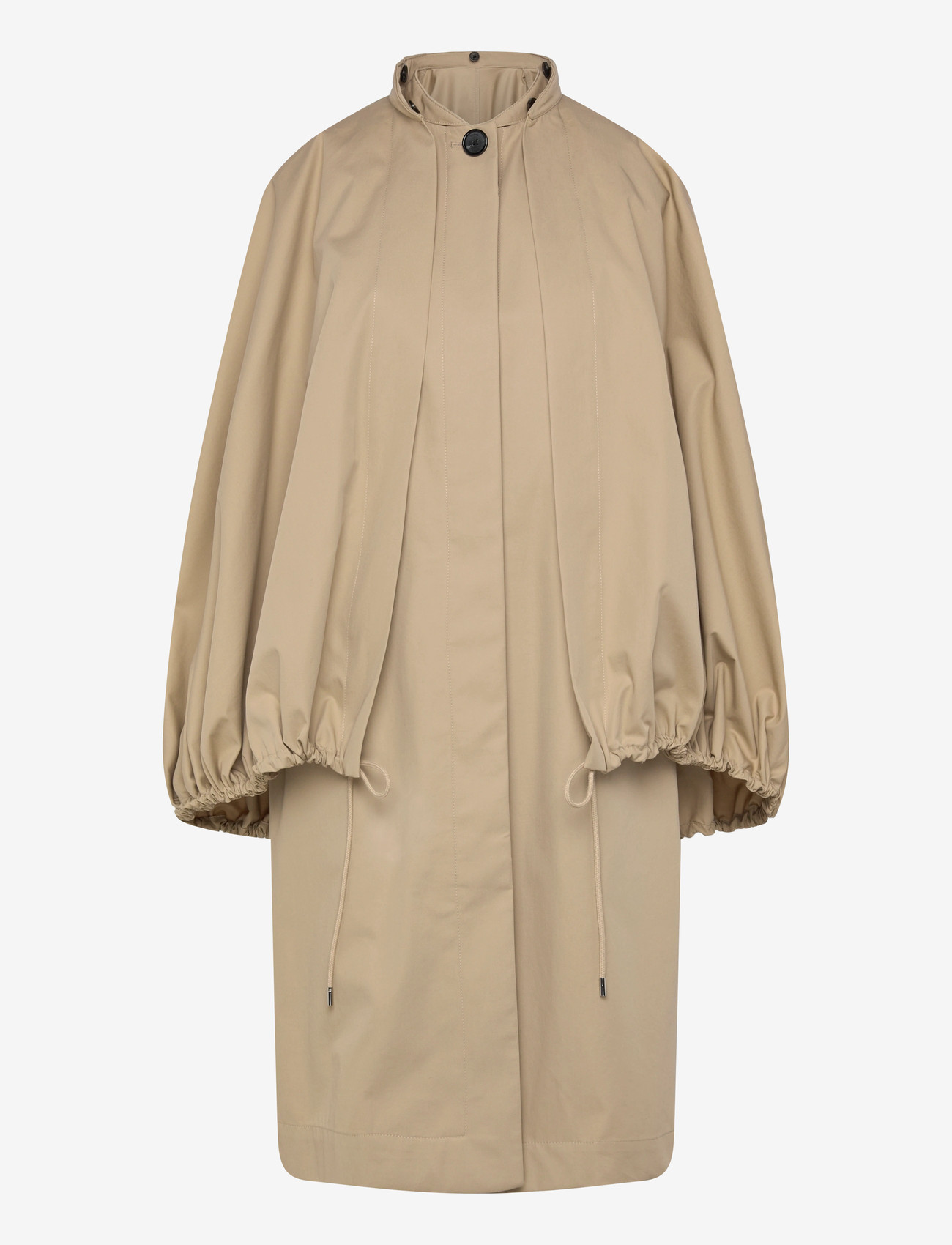 TOTEME - DETACHABLE CAPE COAT - lette frakker - beige - 0