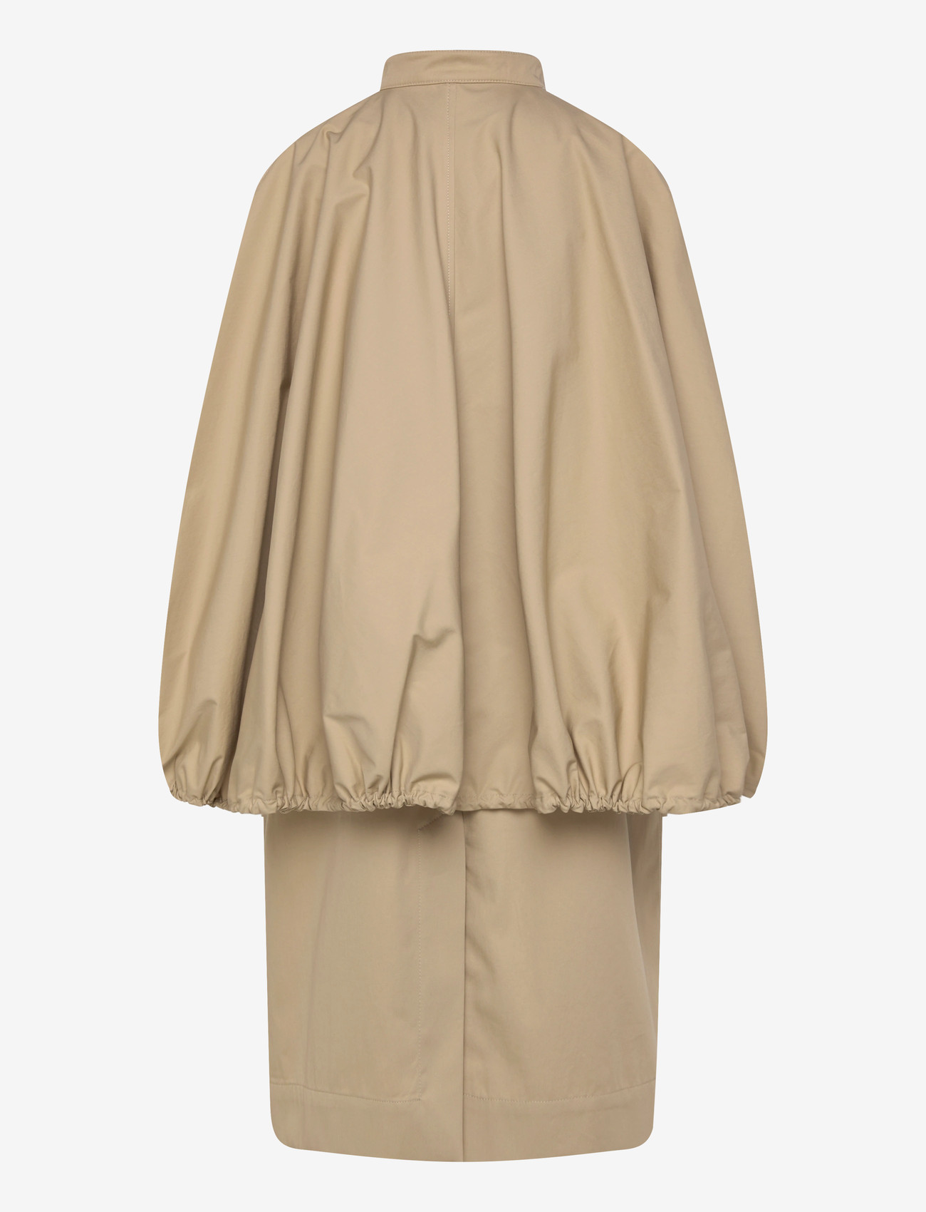 TOTEME - DETACHABLE CAPE COAT - lette frakker - beige - 1