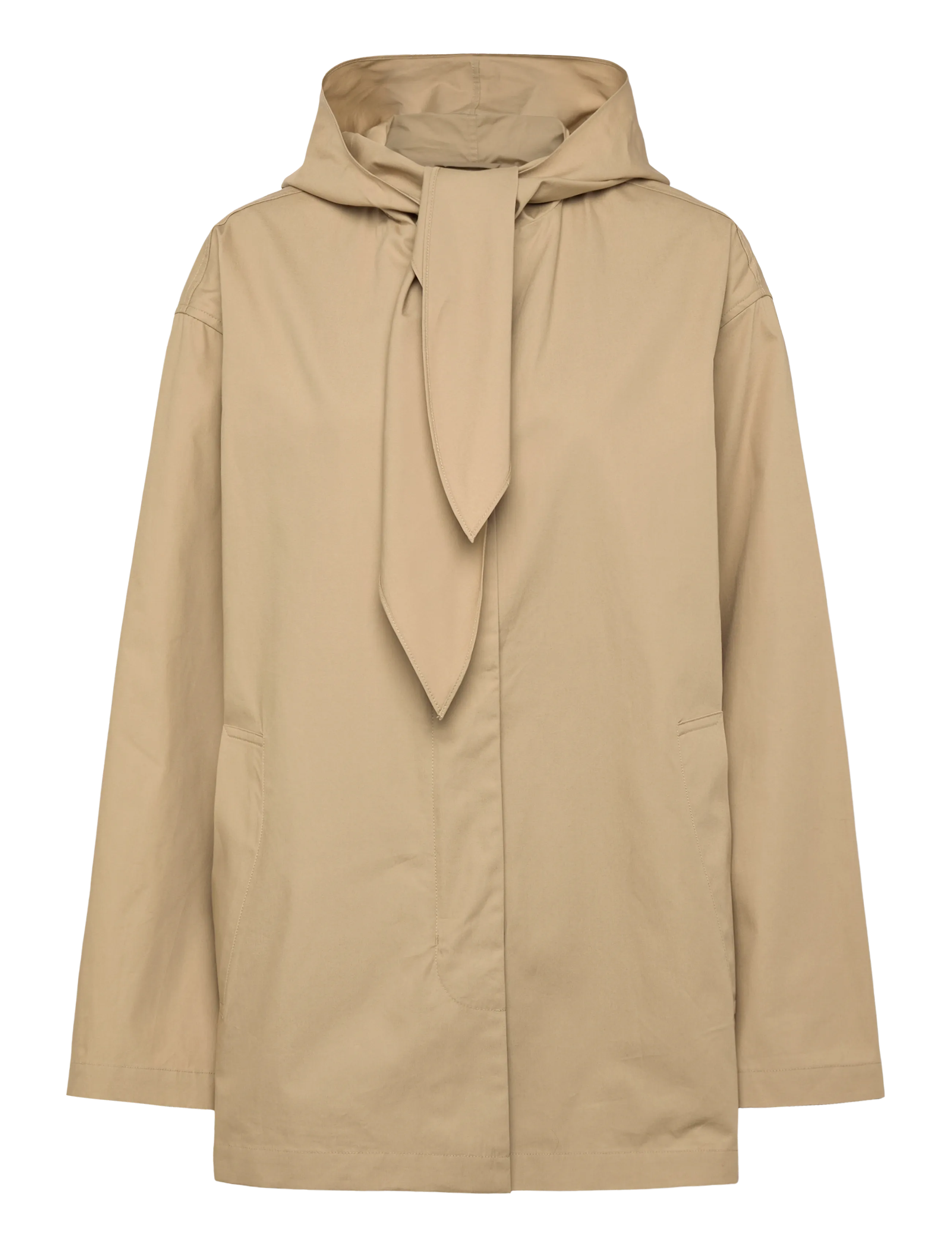 TOTEME TECHNICAL SCARF JACKET - Dizainerių prekės - CASHEW / beige