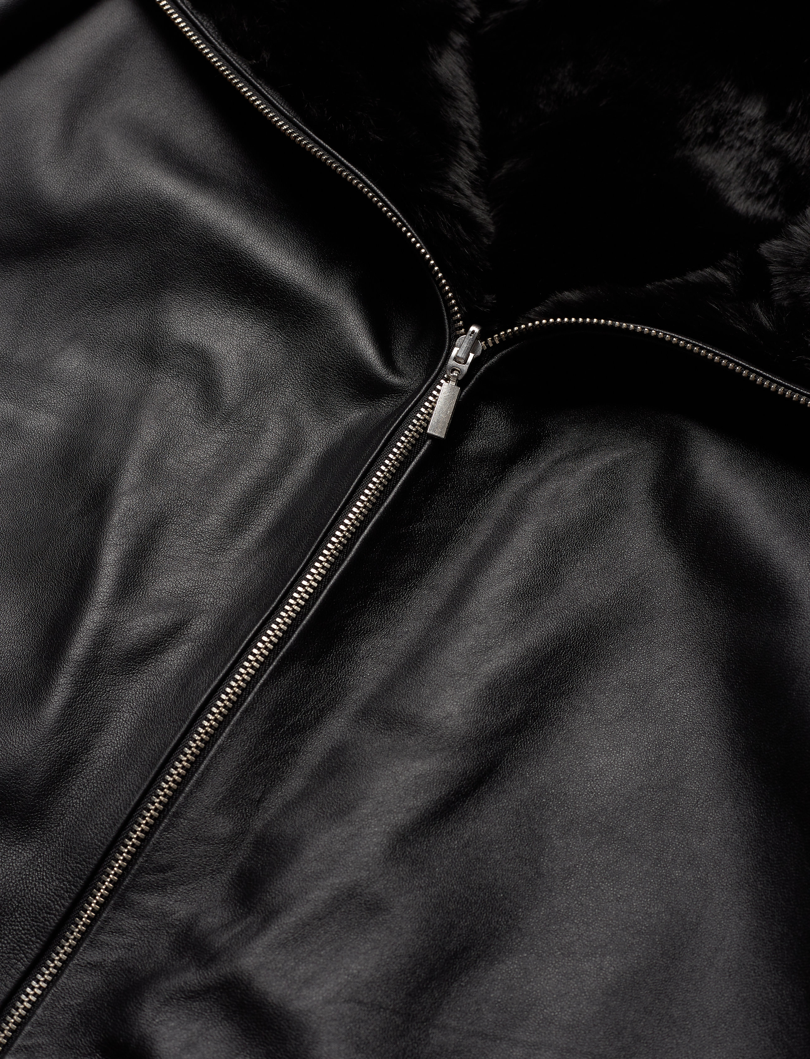 Totême - ANNECY LEATHER JACKET - black 200 - 4