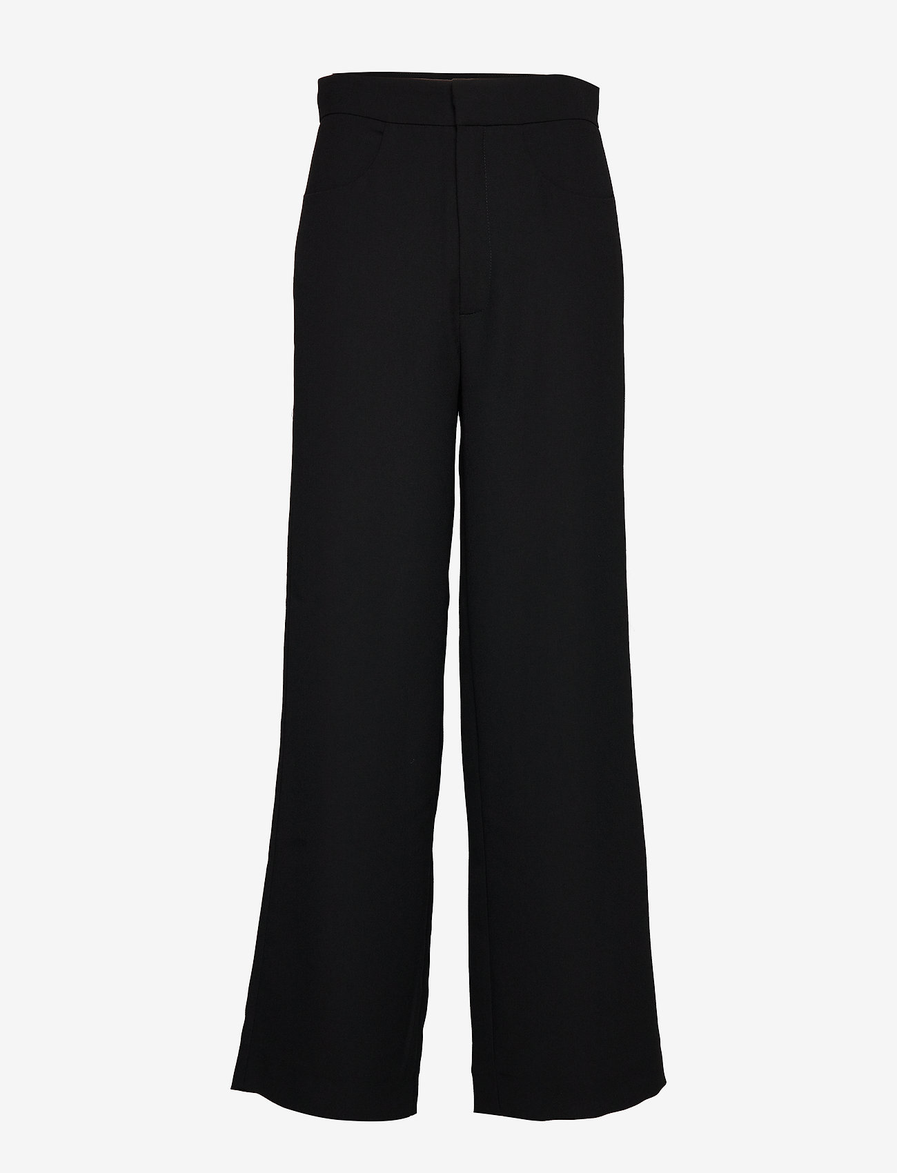 Totême - FLAIR CREPE SLACKS - black crepe 200 - 0