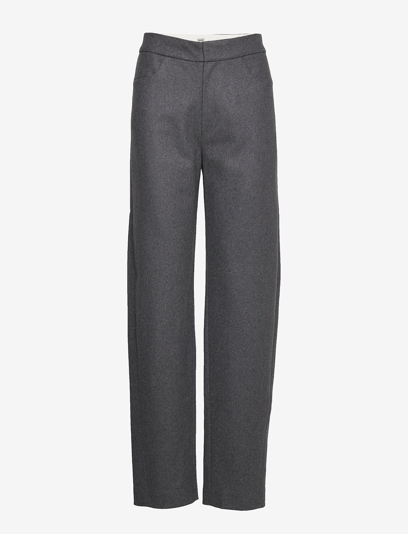 Totême - NOVARA LONG - dark grey melange 397 - 0