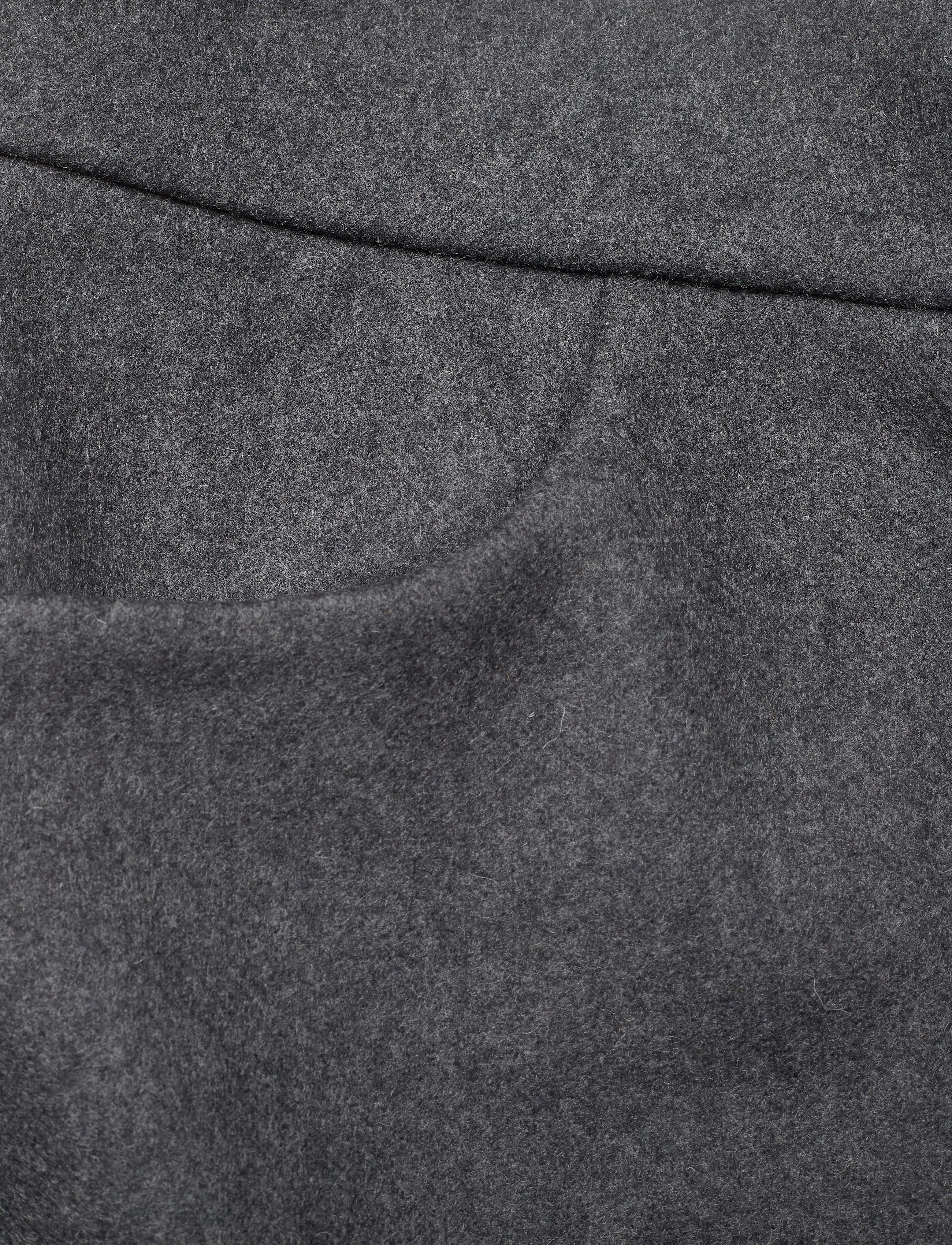 Totême - NOVARA LONG - dark grey melange 397 - 2