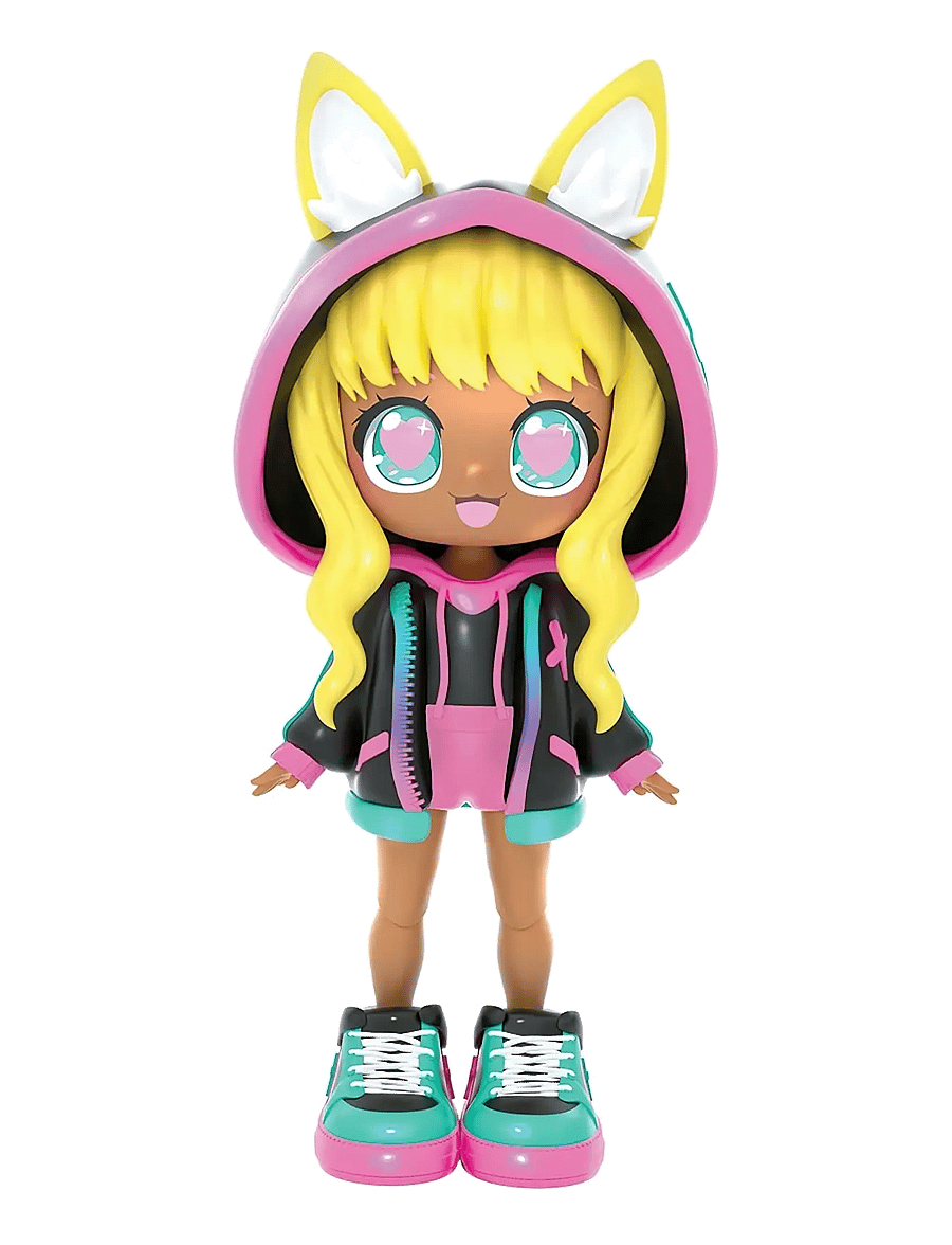 Toyrock - ANIMAKII DOLL SET CYBEPUNK/GAMER - legesæt - multi coloured - 4
