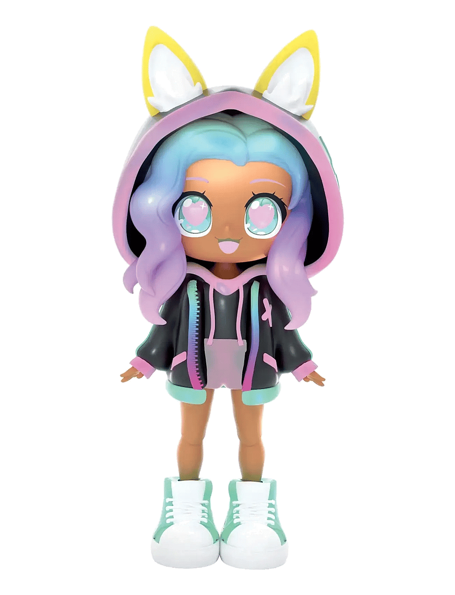 Toyrock - ANIMAKII DOLL SET CYBEPUNK/GAMER - legesæt - multi coloured - 5