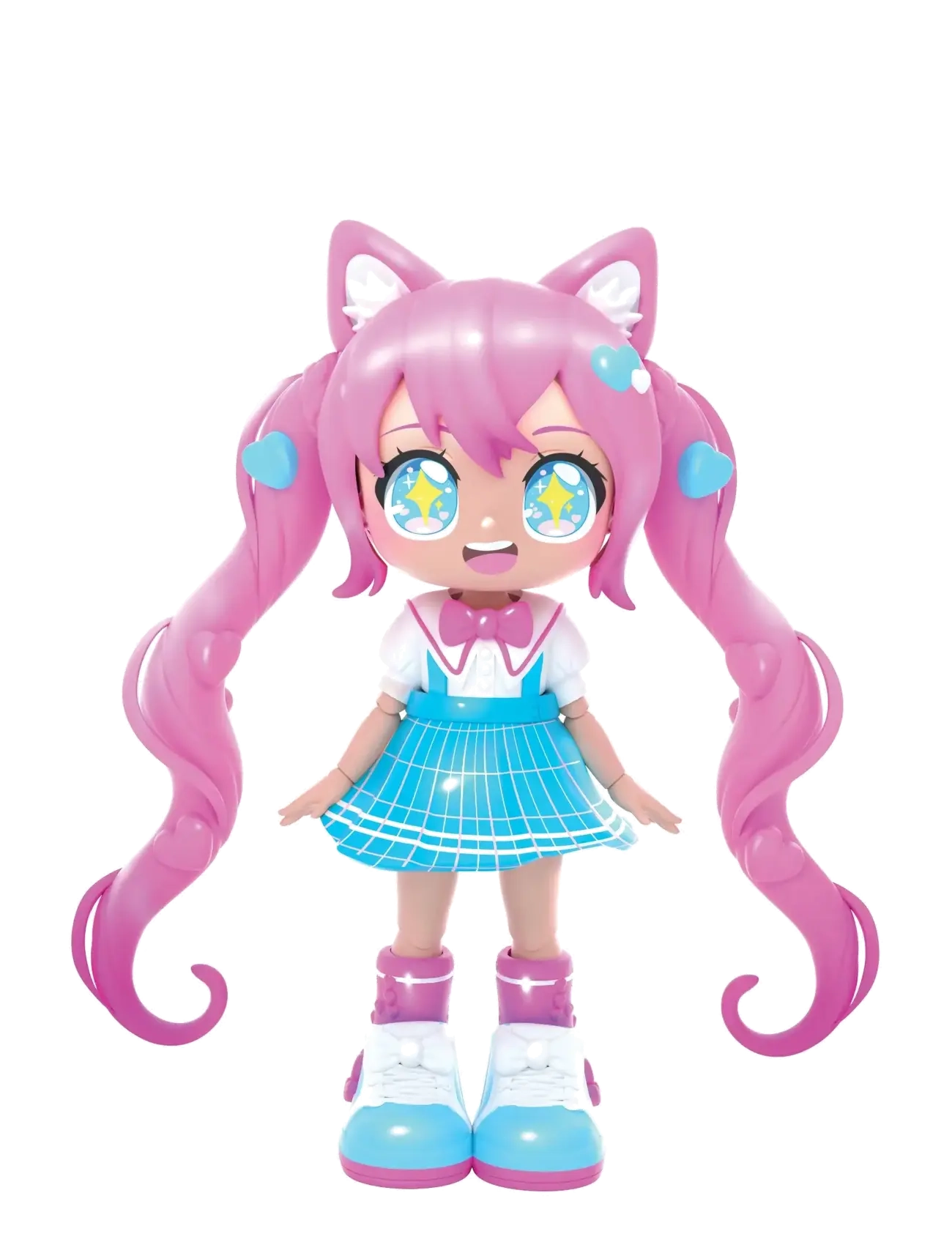 Toyrock - ANIMAKII DOLL SET MAGICAL GIRL/SCHOOL GIRL - legesæt - multi coloured - 4
