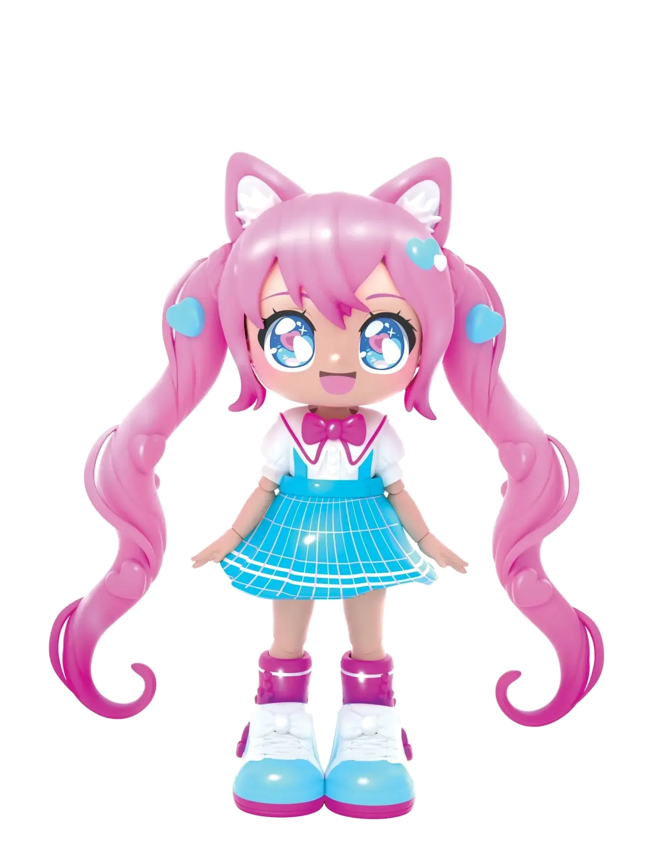 Toyrock - ANIMAKII DOLL SET MAGICAL GIRL/SCHOOL GIRL - legesæt - multi coloured - 5
