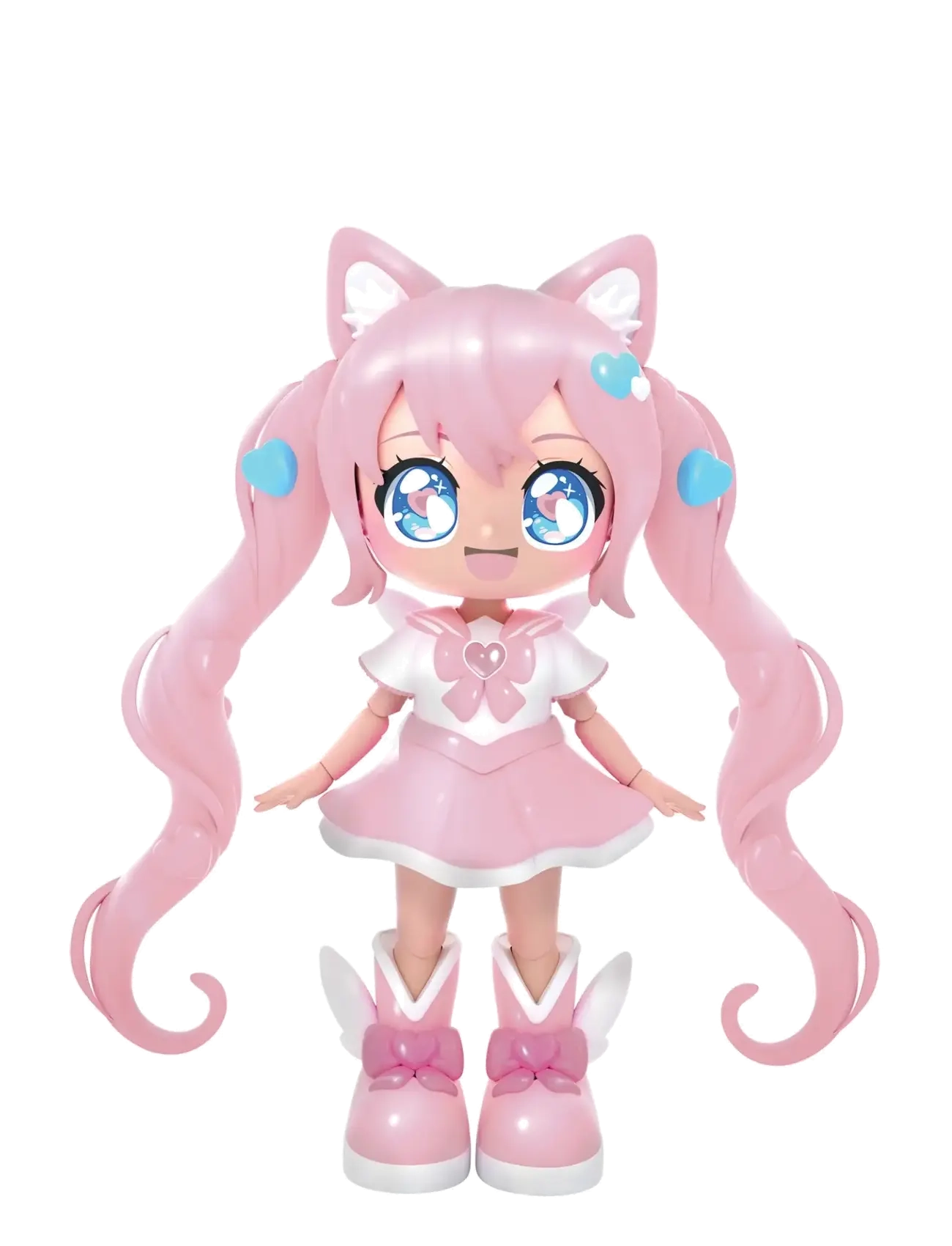 Toyrock - ANIMAKII DOLL SET MAGICAL GIRL/SCHOOL GIRL - legesæt - multi coloured - 5