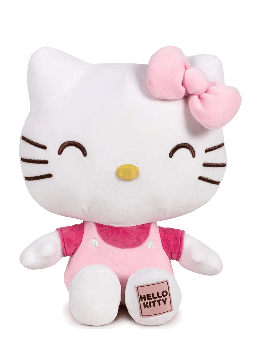 Hello Kitty - HELLO KITTY PLUSH WITH PATCH 25CM PINK - bamser - multi coloured - 0