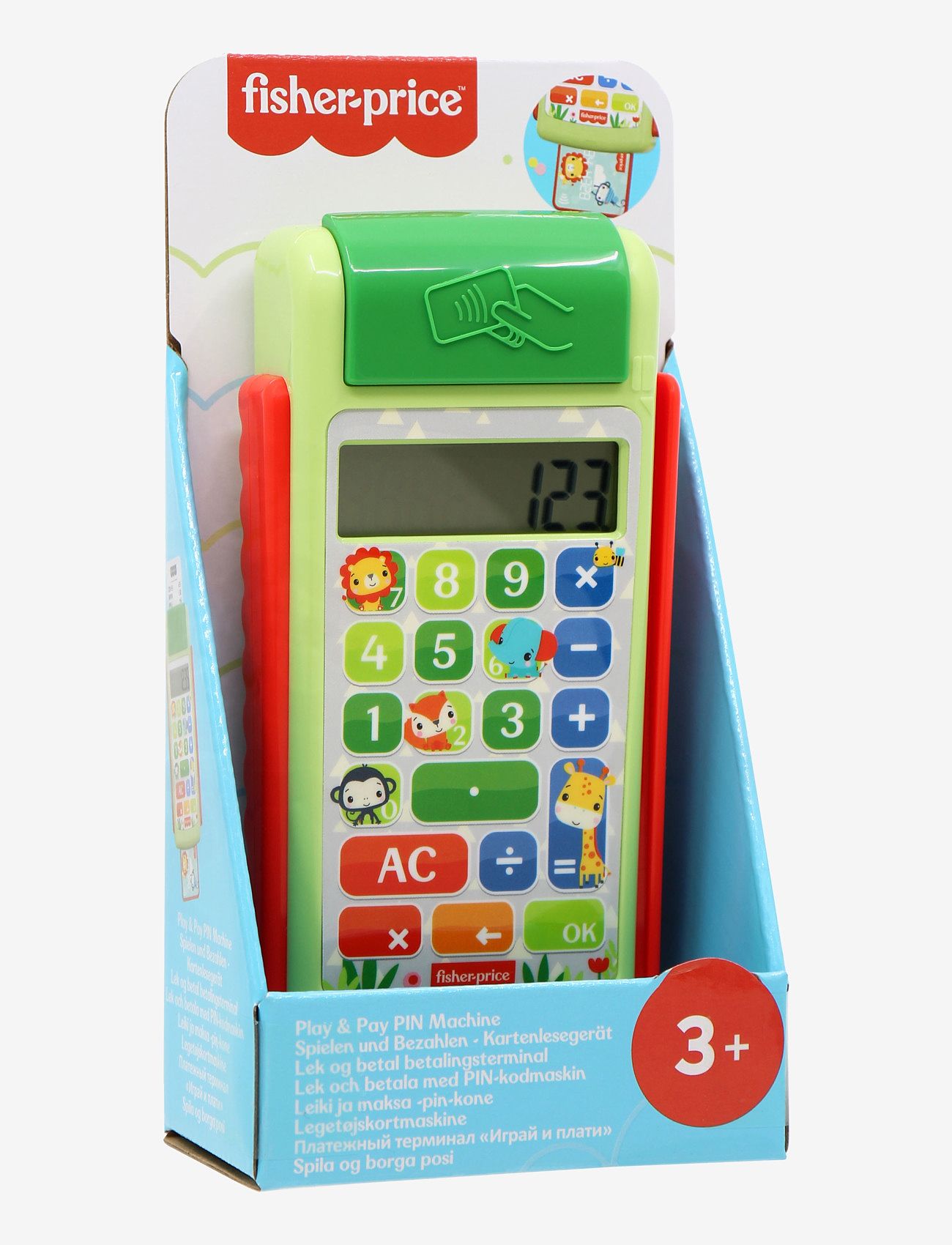 Toyrock - Fisher-Price Play & Pay Pin Machine - supermarket playsets & accessories - multi coloured - 1