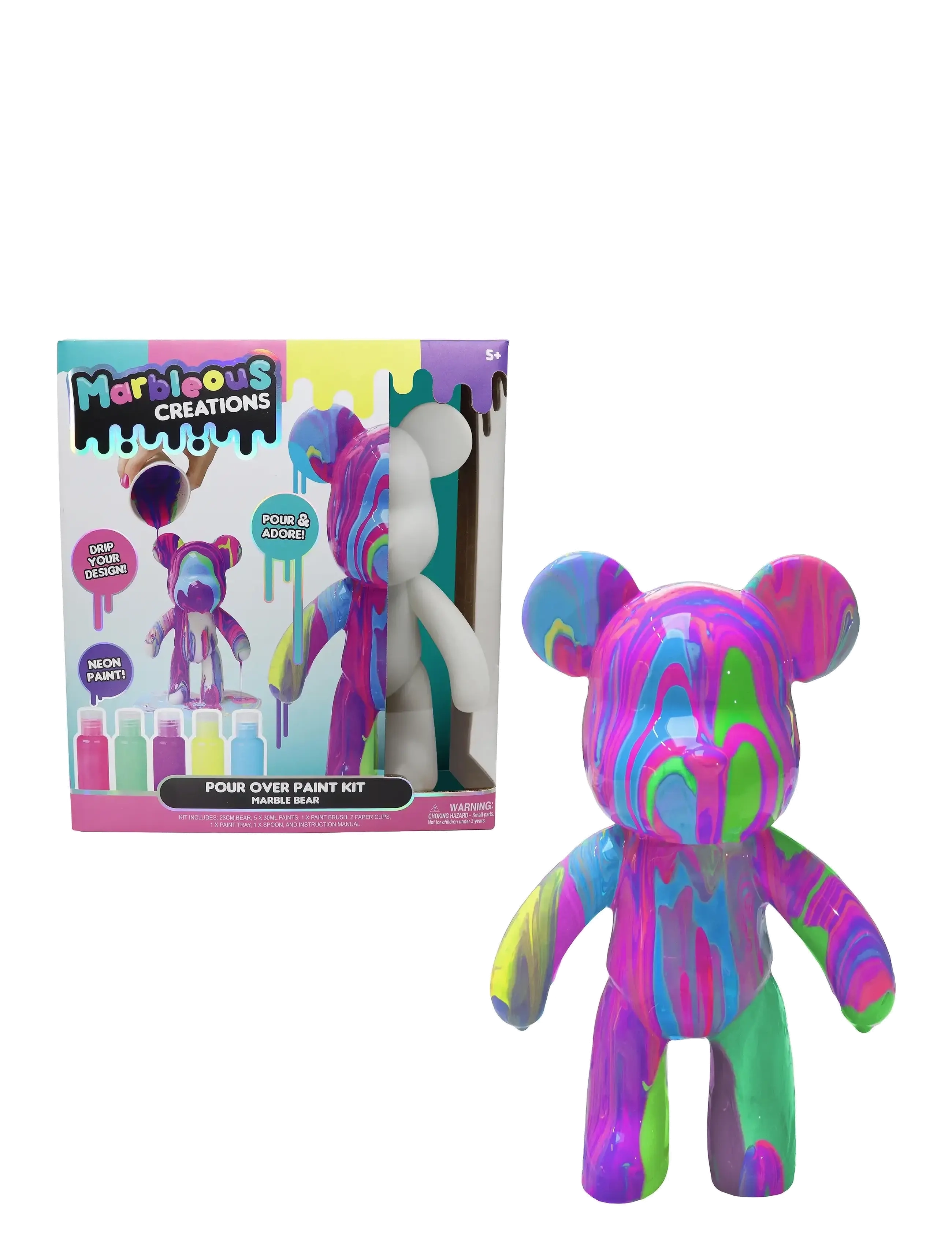 Toyrock MARBLEOUS MARBLE BEAR POURING KIT - Zwischen 30 und 50€ - MULTI COLOURED / multi