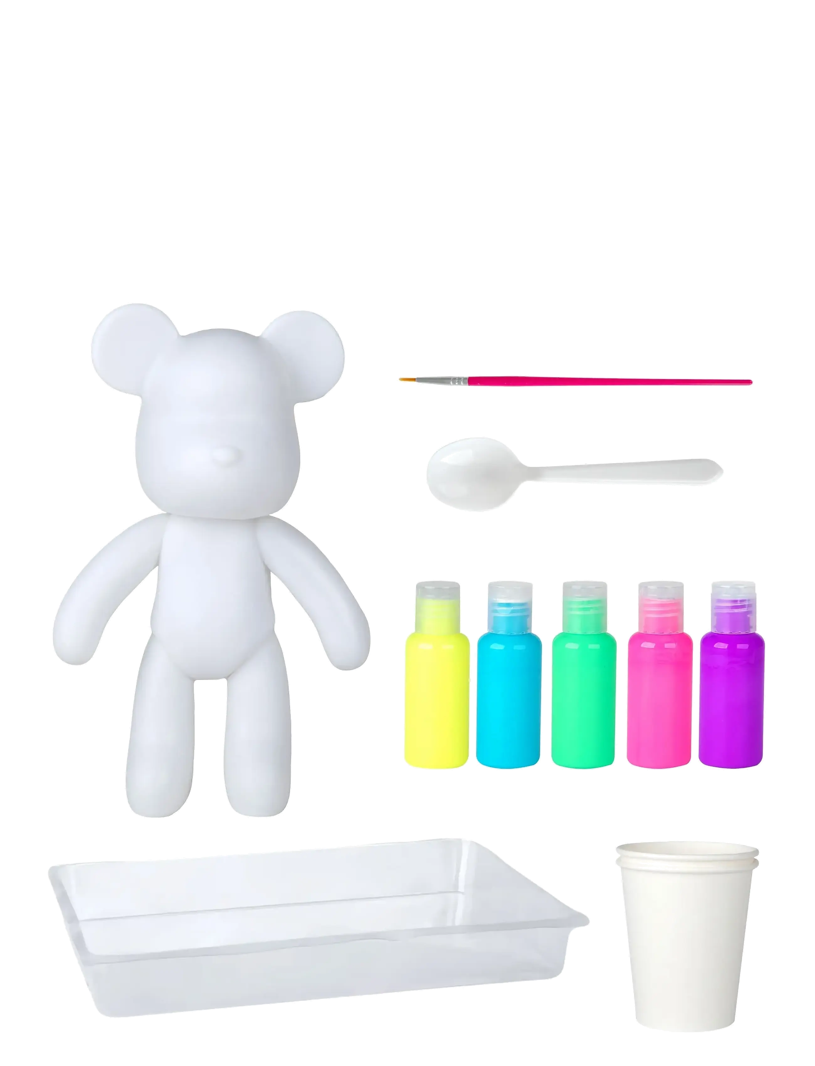 Toyrock - MARBLEOUS MARBLE BEAR POURING KIT -MARMOROINTISETTI - askartelusetit - multi coloured - 2