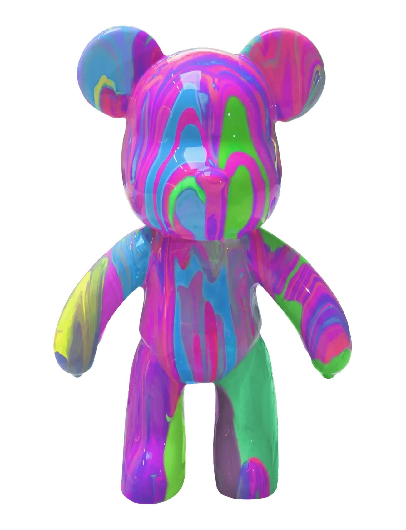 Toyrock - MARBLEOUS MARBLE BEAR POURING KIT -MARMOROINTISETTI - askartelusetit - multi coloured - 4