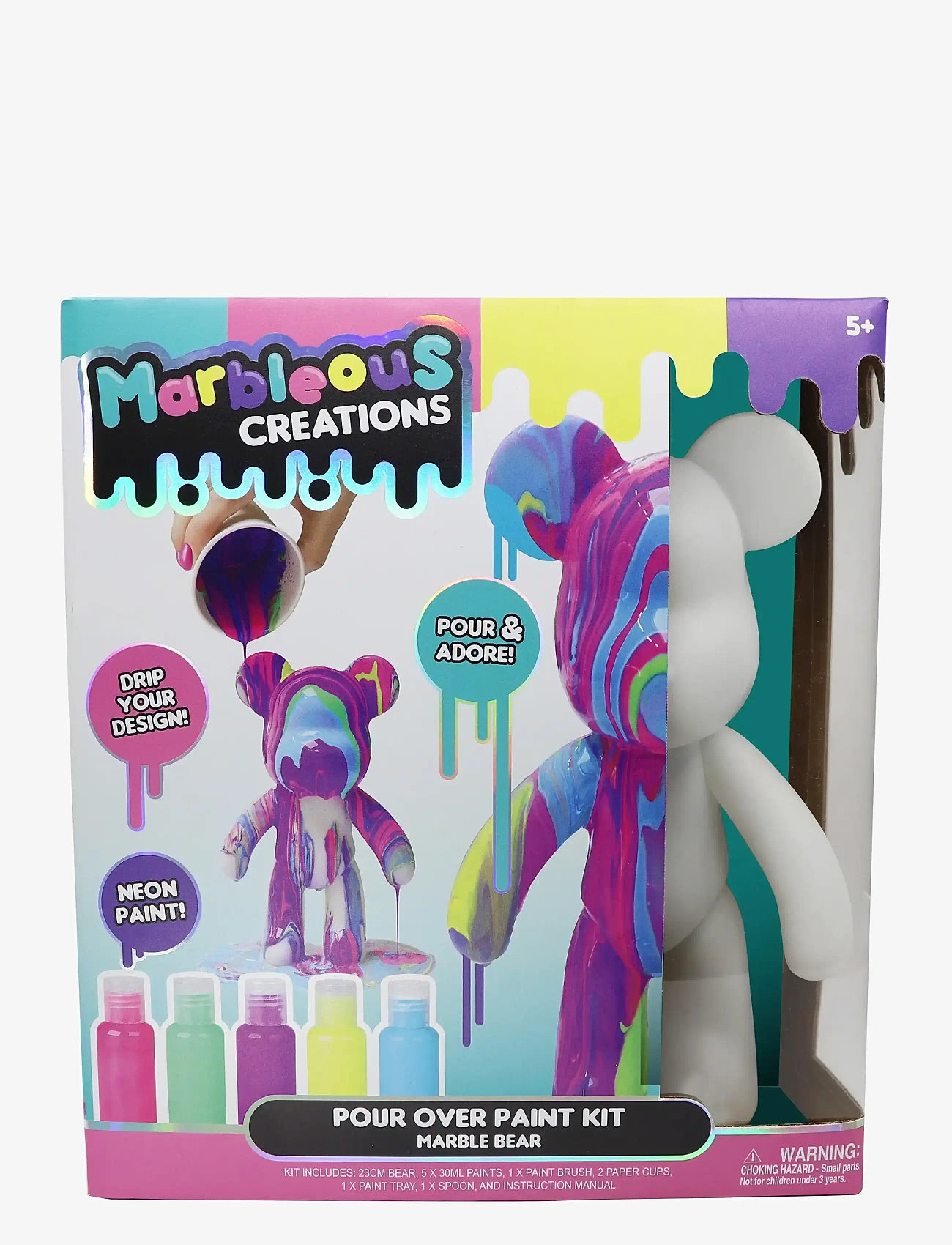 Toyrock - MARBLEOUS MARBLE BEAR POURING KIT - kreasæt - multi coloured - 5