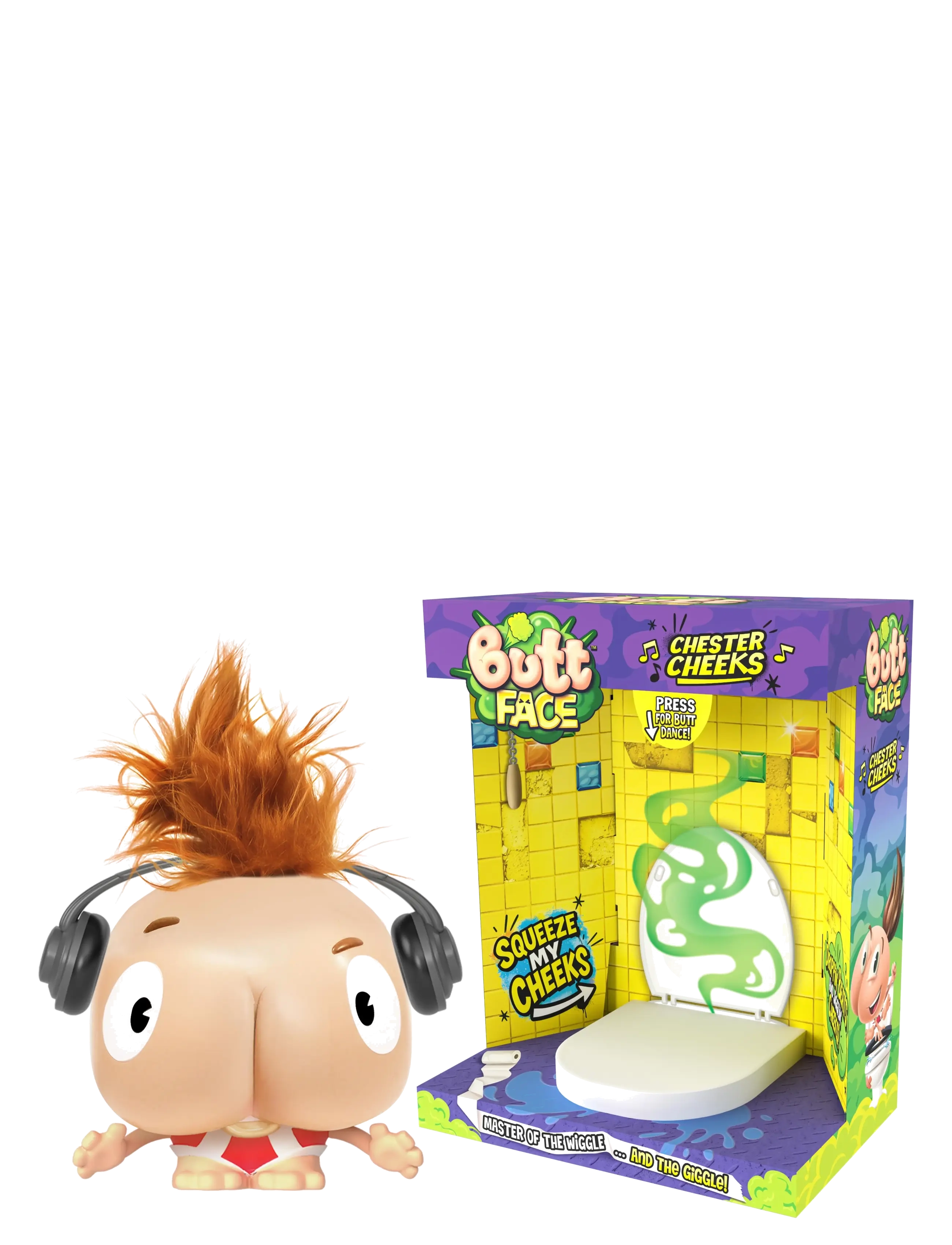 Toyrock Butt Face Chester Cheeks pruttande figur - Leksaker 3-5 år - MULTI COLOURED / beige