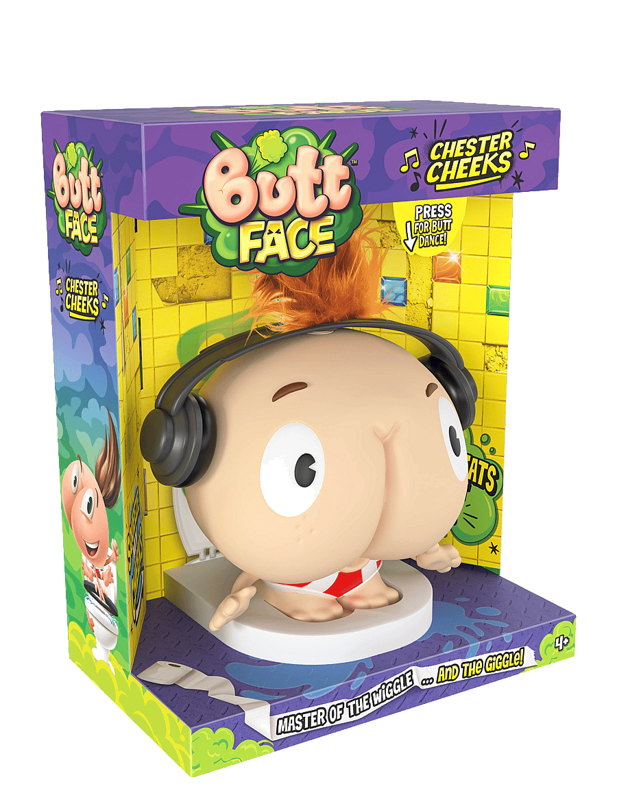 Toyrock - Butt Face Chester Cheeks pruttande figur - elektronik & media - multi coloured - 1