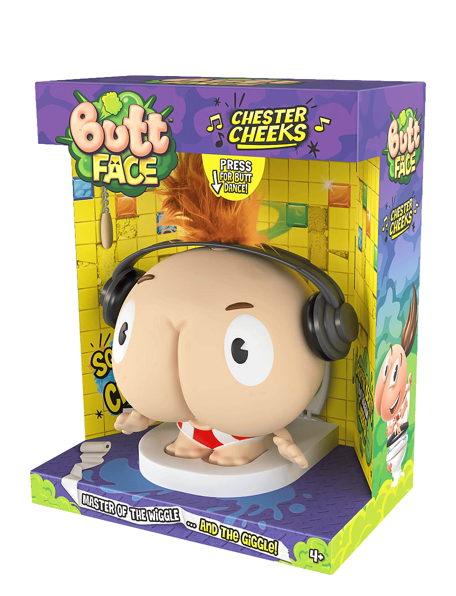 Toyrock - Butt Face Chester Cheeks pruttande figur - elektronik & media - multi coloured - 2