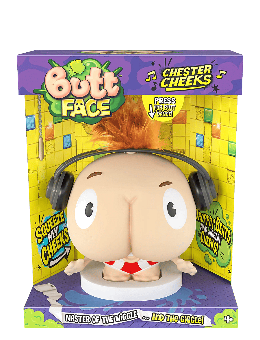 Toyrock - Butt Face Chester Cheeks pruttande figur - elektronik & media - multi coloured - 3