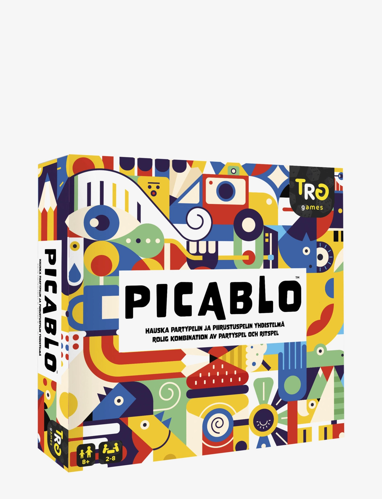 Toyrock Picablo, One Size, Multi/patterned, Spil > Brætspil, Børn