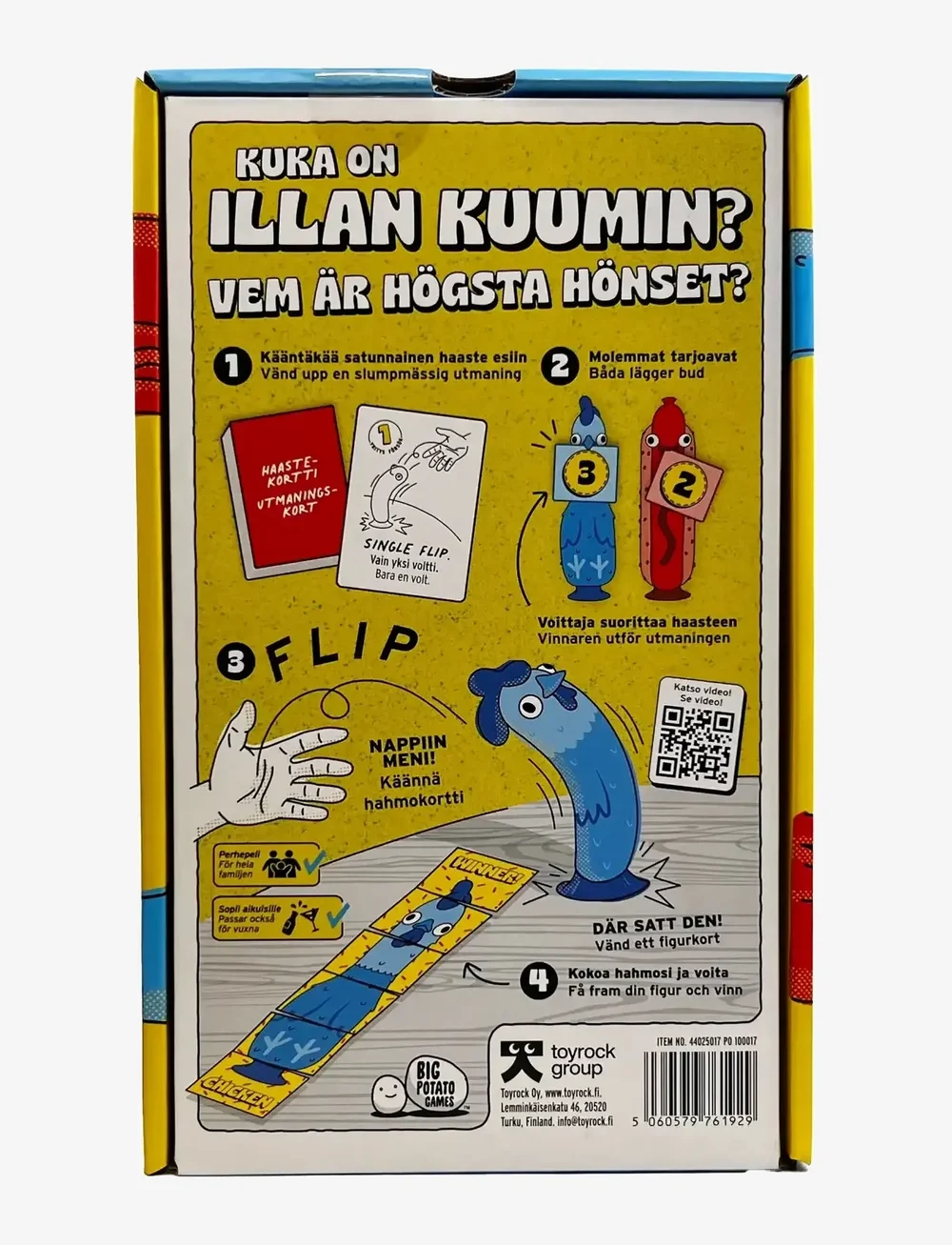 Toyrock - CHICKEN VS HOTDOG SPEL - aktiva spel - multi coloured - 2