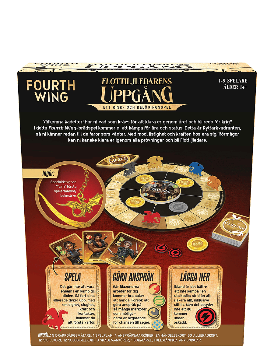 Toyrock - FOURTH WING SWE - brætspil - multi coloured - 5