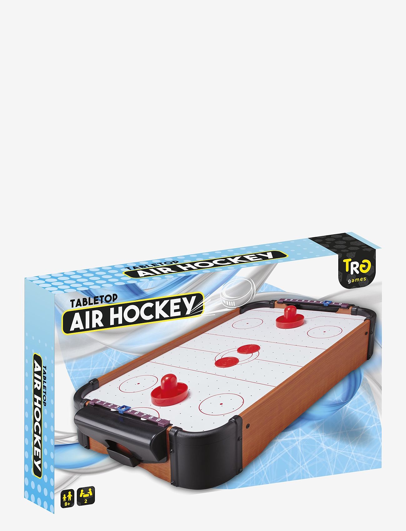 Toyrock - Wooden Tabletop Air Hockey - aktive spil - multi coloured - 0