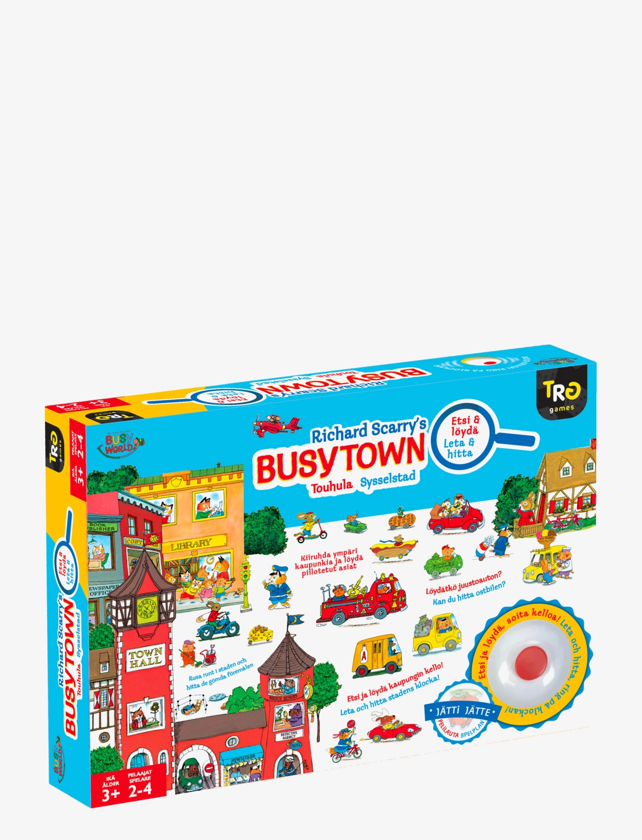 Toyrock Richard Scarry Seek And Find, One Size, Multi/patterned, Spil > Brætspil, Børn
