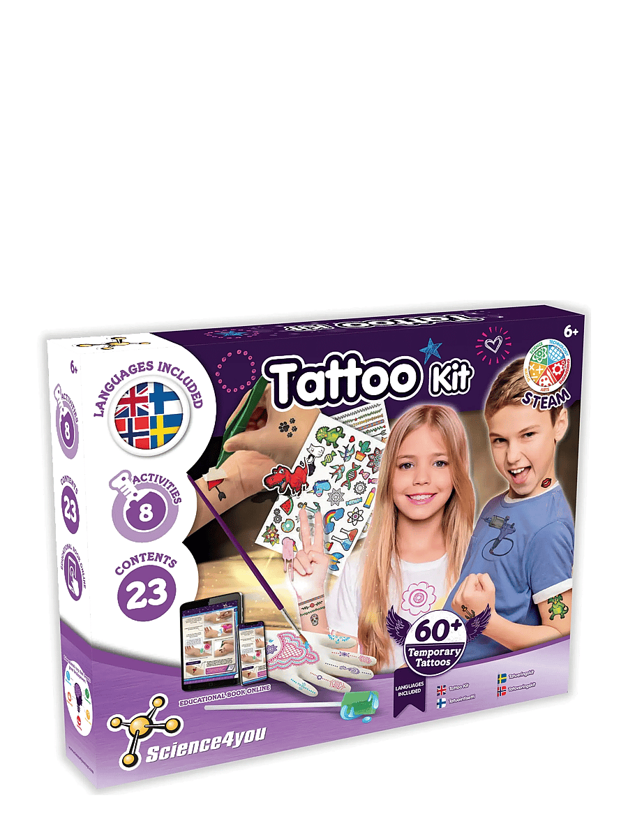 Toyrock - SCIENCE4YOU -TATUERINGSET - tatueringar - multi coloured - 1