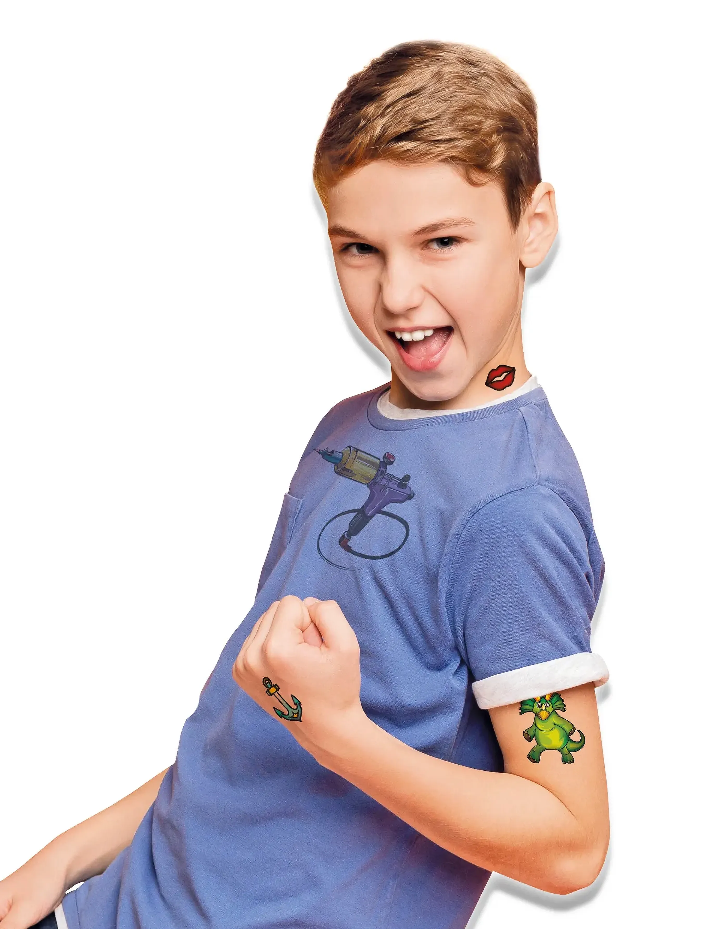 Toyrock Science4You Tattoo Factory, Børn, Tattoos, Lila, Str: ONE SIZE