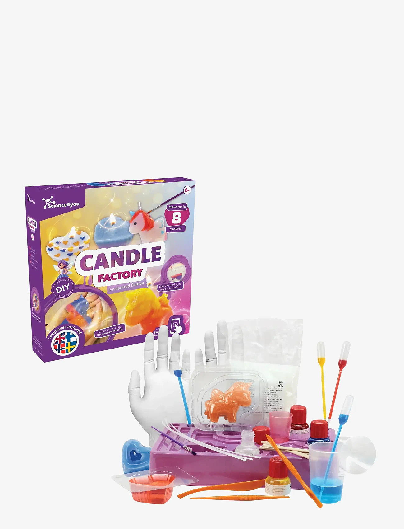 Toyrock - SCIENCE4YOU CANDLE FACTORY - kreasæt - multi coloured - 0