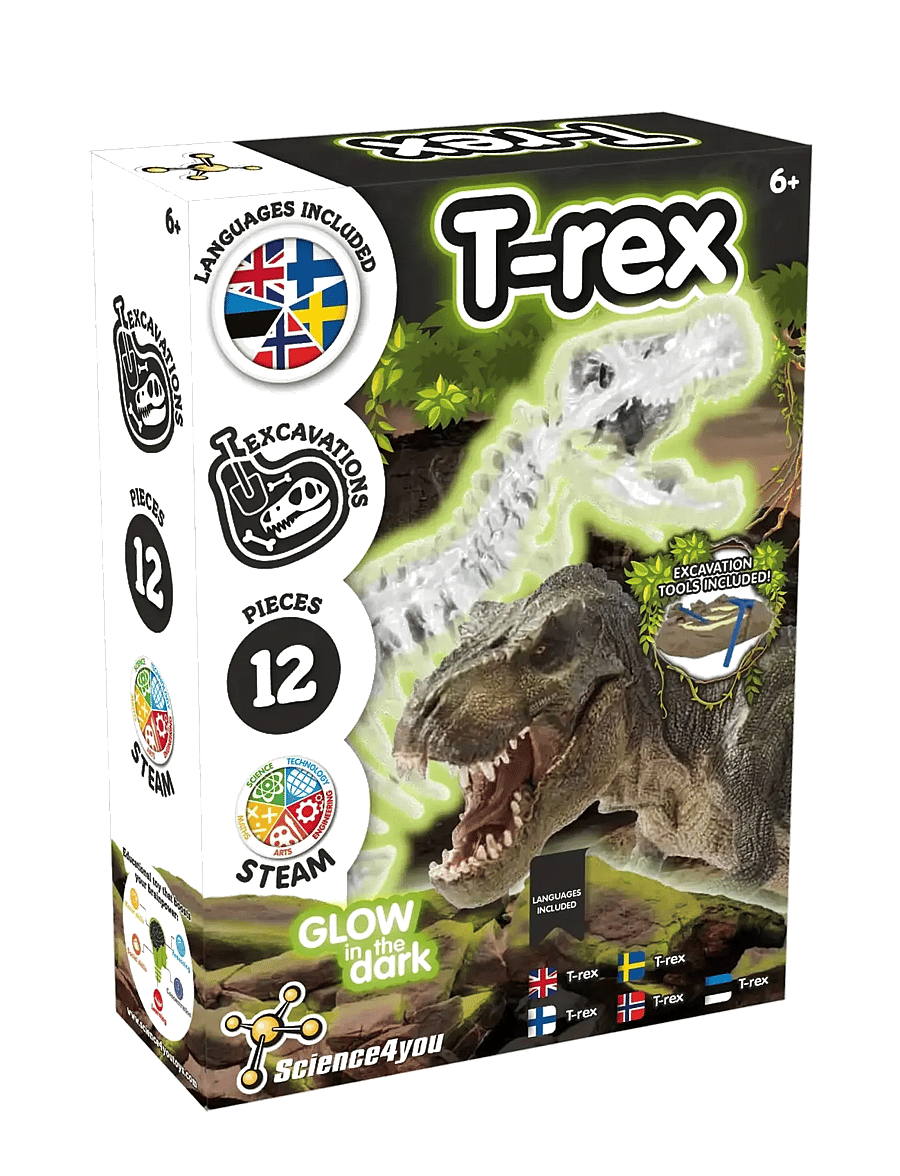 Toyrock - SCIENCE4YOU T-REX GLOW IN THE DARK - dyr - multi coloured - 2