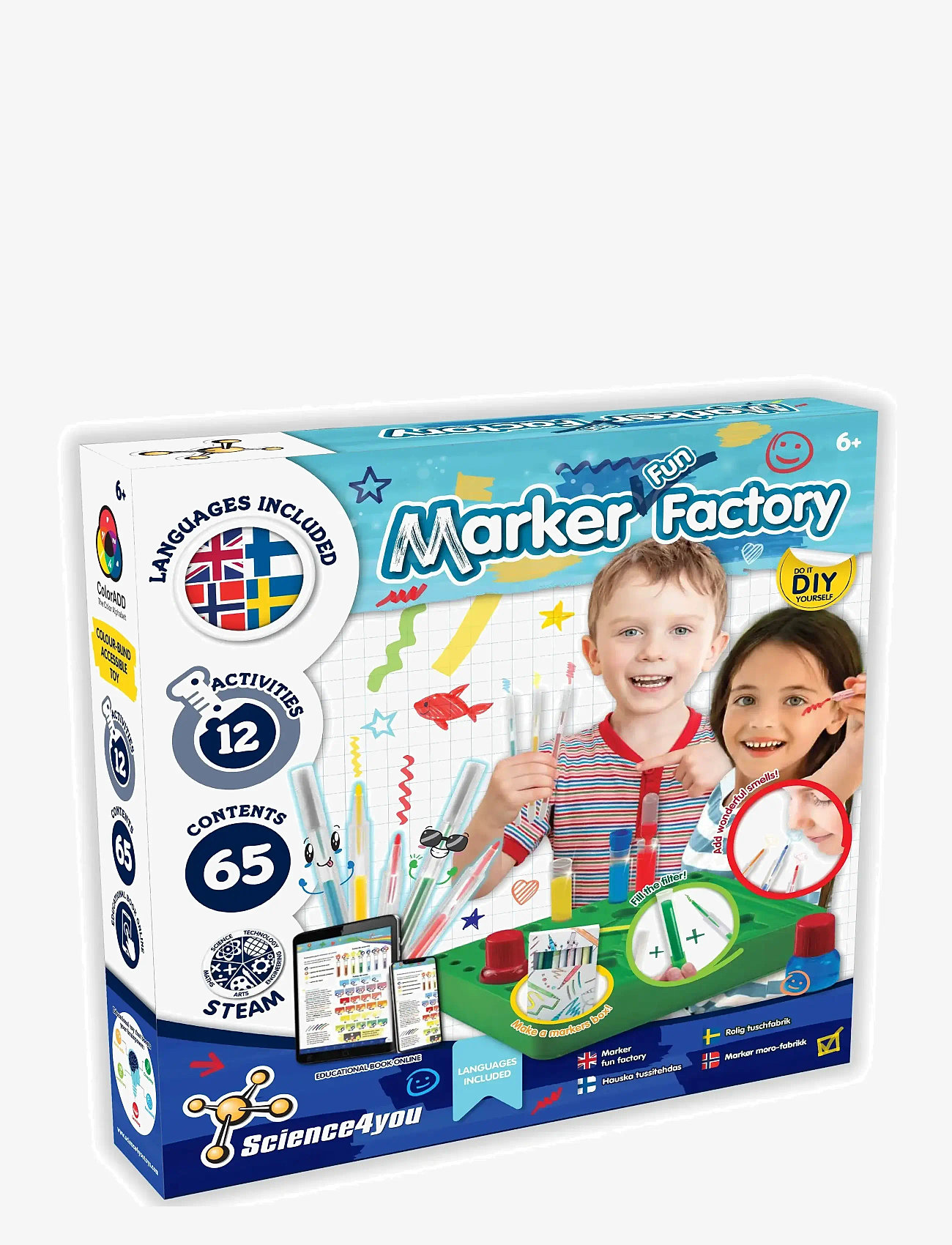 Toyrock - SCIENCE4YOU MARKER FUN FACTORY - zeichenbretter - multi coloured - 1