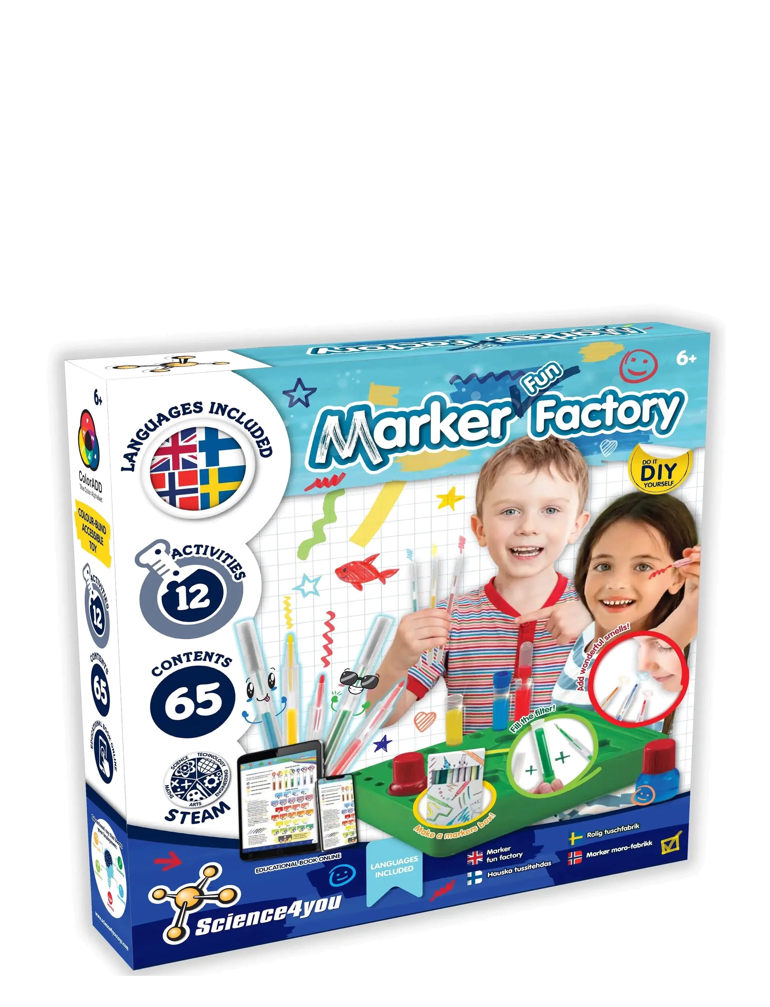 Toyrock SCIENCE4YOU MARKER FUN FACTORY - Joonistustahvlid - MULTI COLOURED / multi