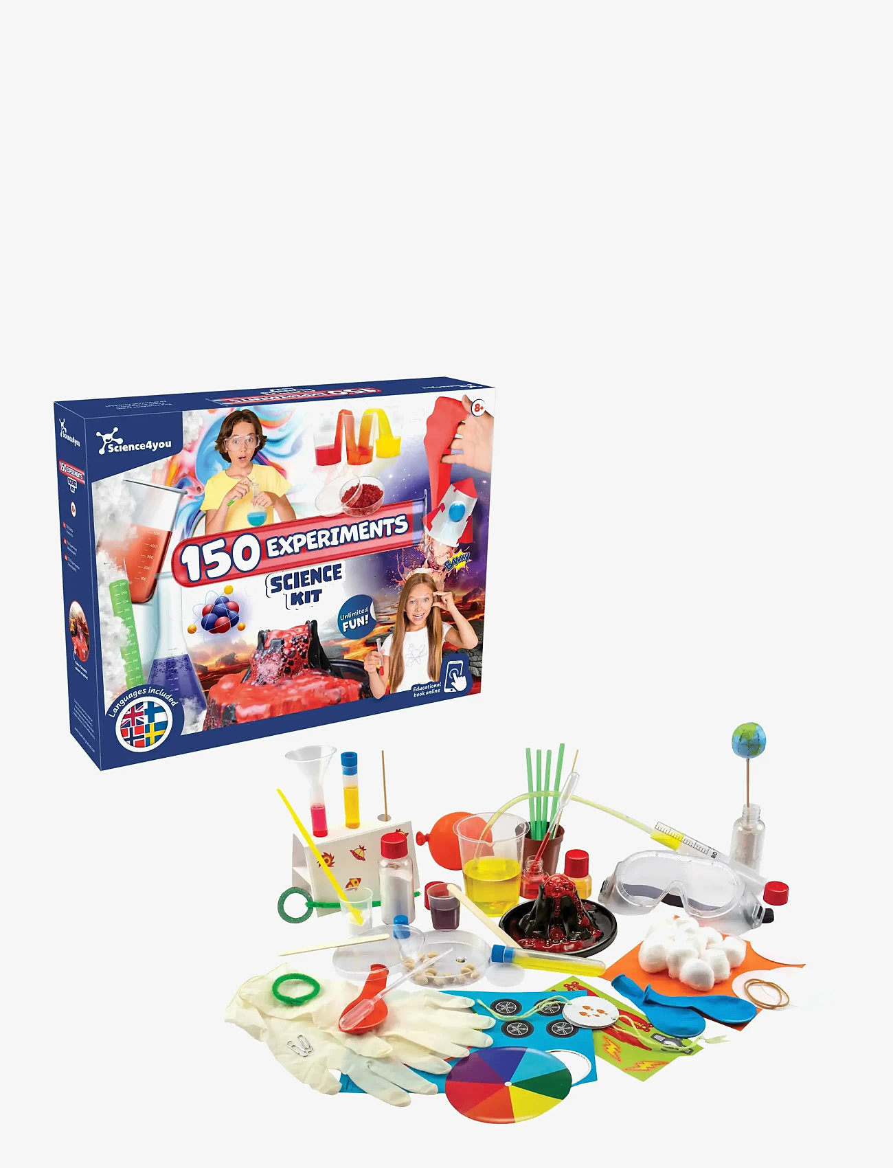 Toyrock - SCIENCE4YOU MEGA SCIENCE KIT 150 EXPERIMENTS - experimente und wissenschaft - multi coloured - 0