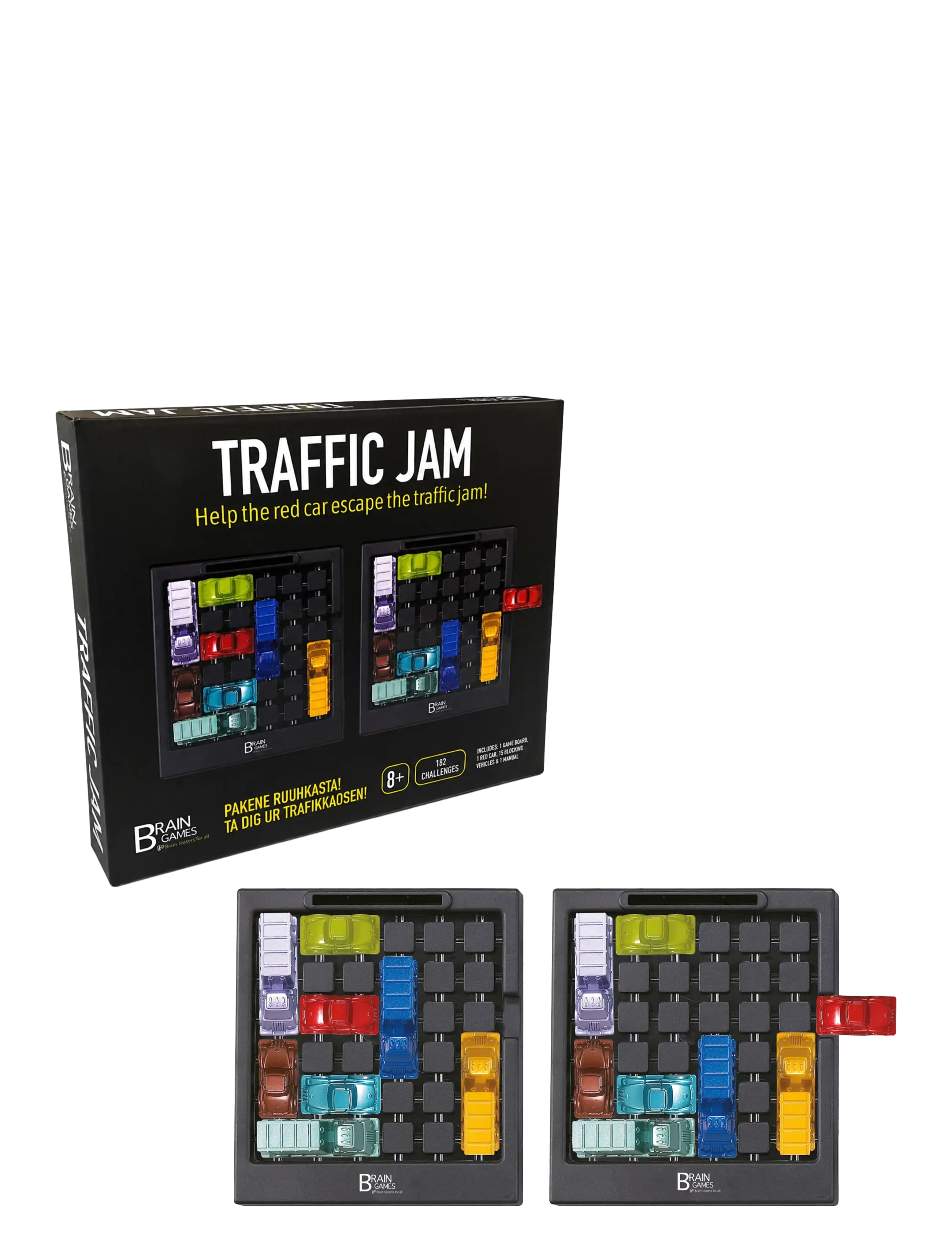 Toyrock Brain Games Traffic Jam pusselspel - Brädspel - MULTI COLOURED / multi
