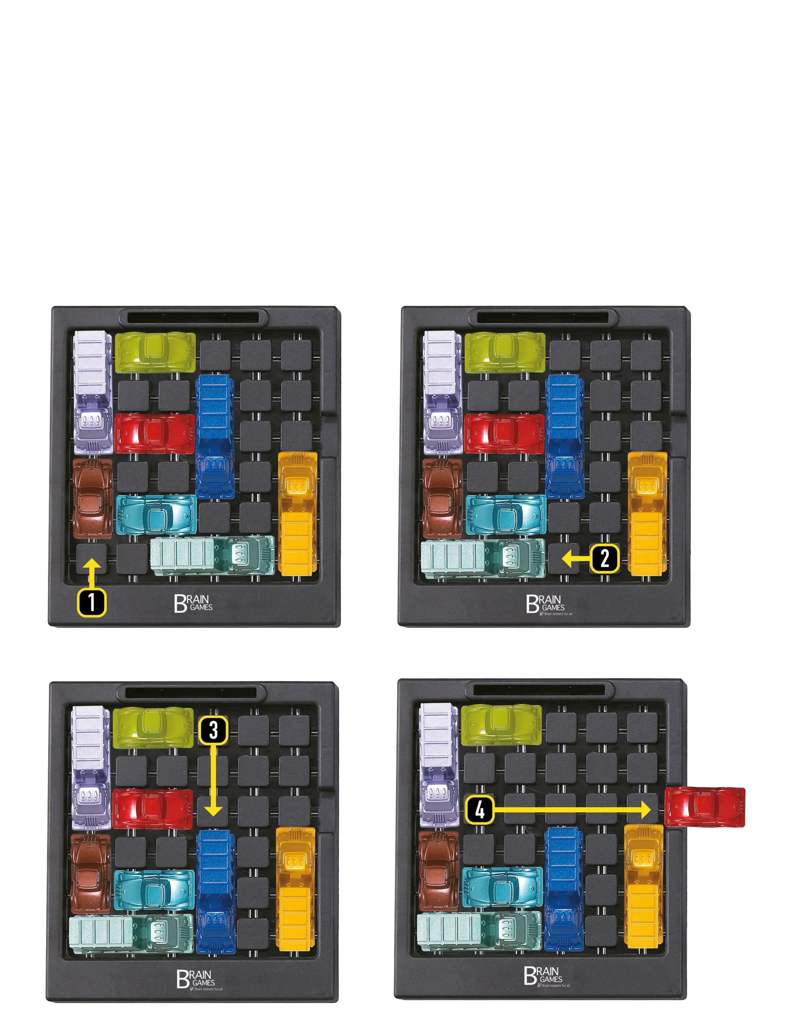 Toyrock - Brain Games Traffic Jam pusselspel - multi coloured - 2