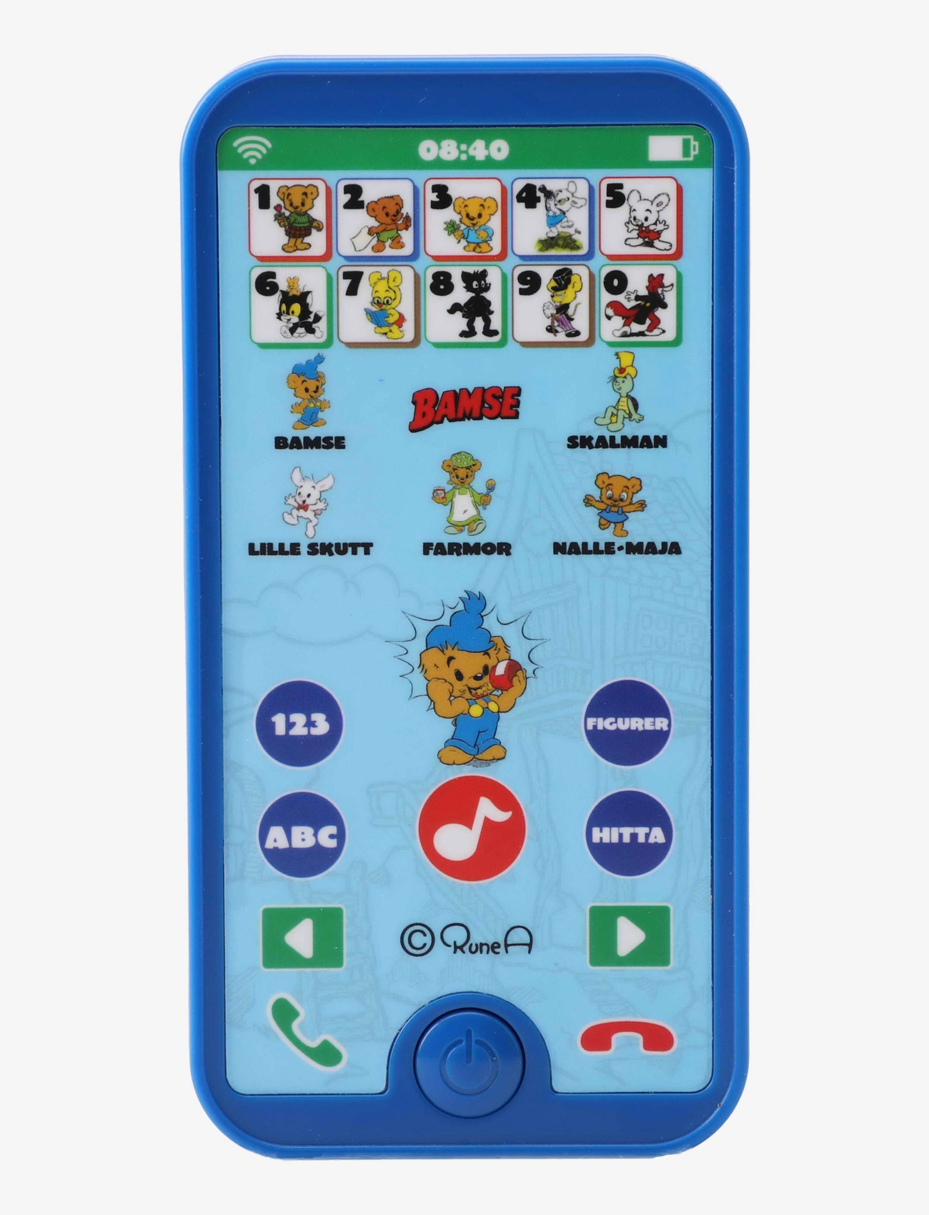 Bamse Bamse Smartphone, One Size, Blue, Legetøj > Electronic & Media, Børn