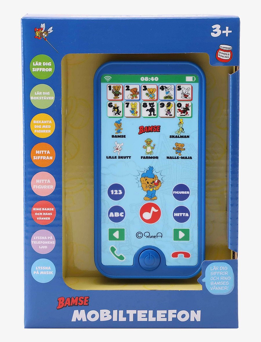 Bamse - Bamse Mobiltelefon - steam-leksaker - blue - 1
