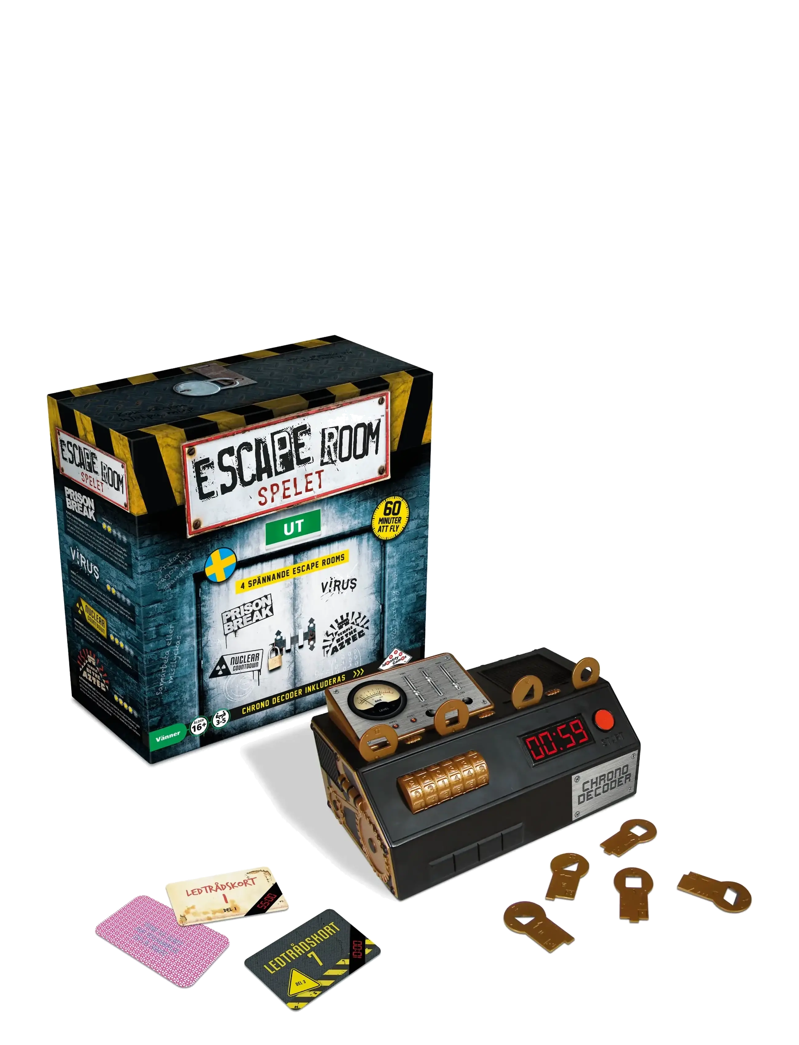 Toyrock ESCAPE ROOM SPEL - SVENSKA - Brädspel - MULTI COLOURED / multi