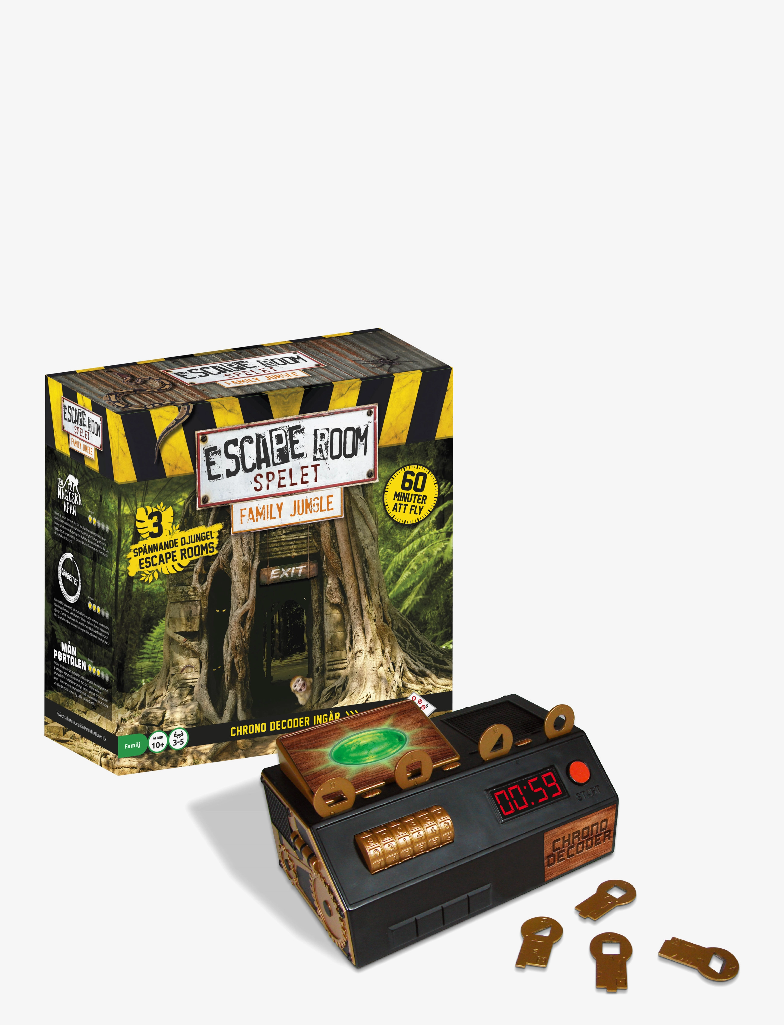 Toyrock - ESCAPE ROOM FAMILY JUNGLE - SVENSKA - spil - multi coloured - 3