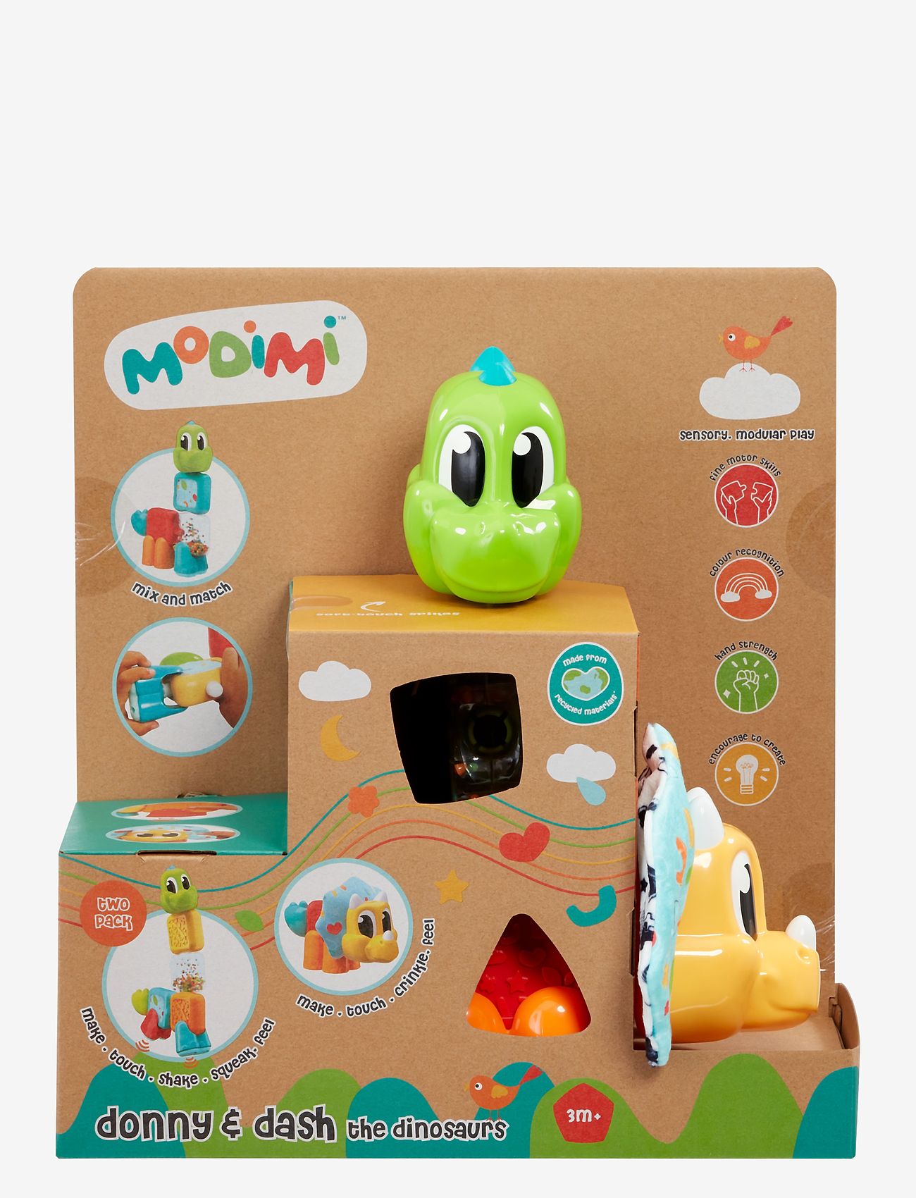 Toyrock - MODIMI DINOSAUR SET - gifts below 15000kr - multi coloured - 3