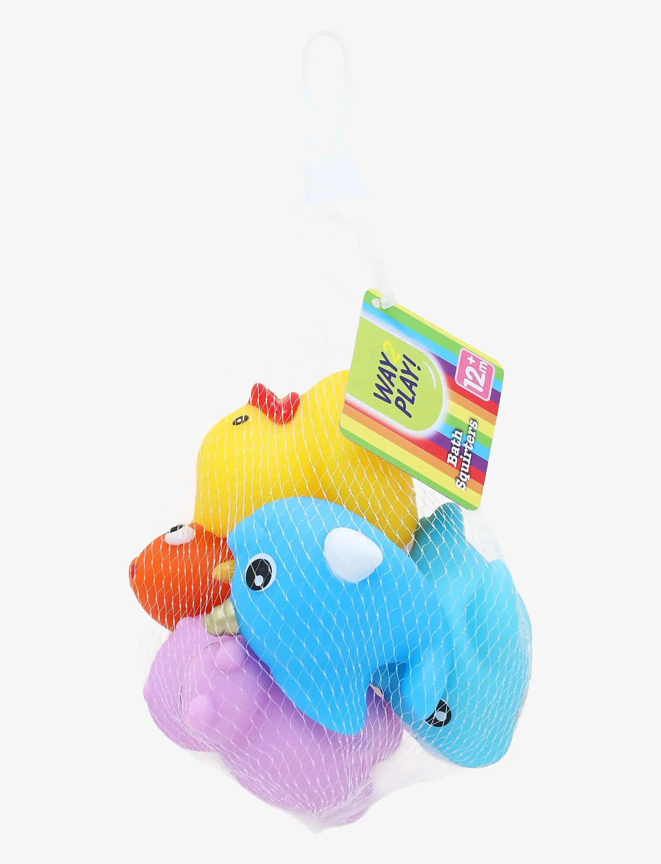 Toyrock - WAY2PLAY SOFT BATH SQUIRTERS 5 PCS NETBAG - badelegetøj - multi coloured - 1