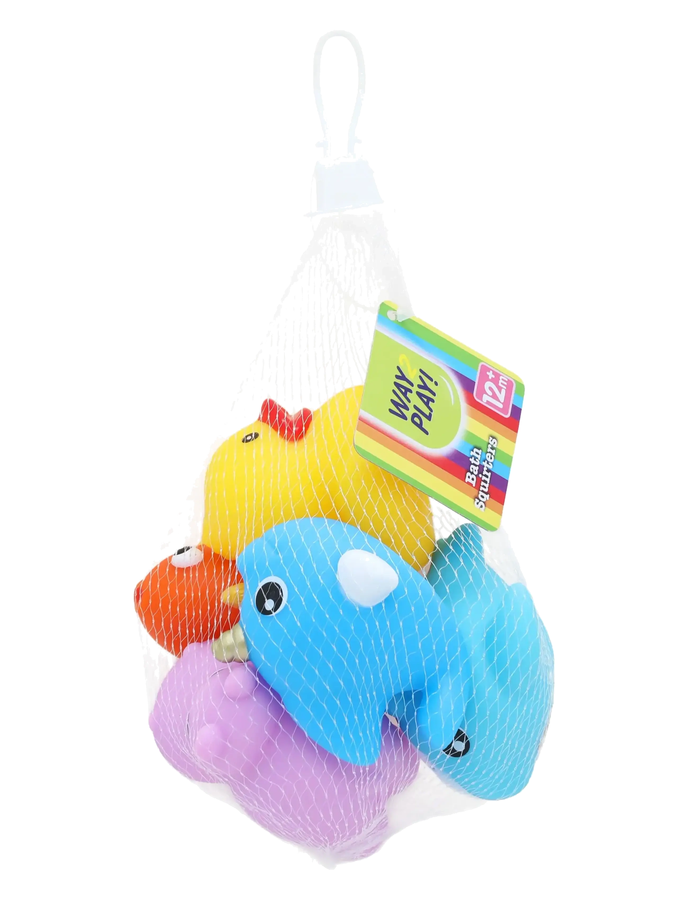 Toyrock - WAY2PLAY SOFT BATH SQUIRTERS 5 PCS NETBAG - bad - multi coloured - 1