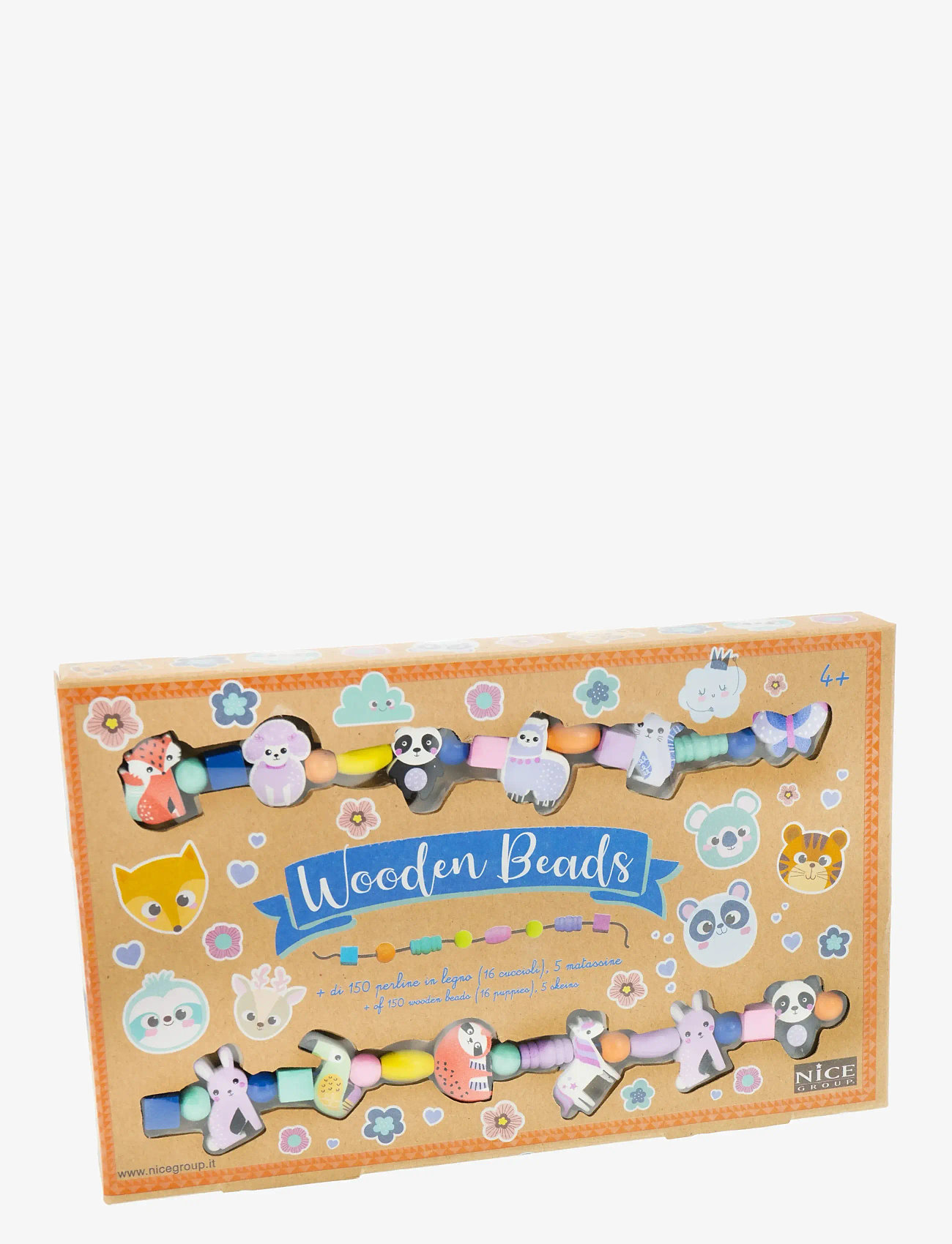 Toyrock - BEADS SET WOODEN WITH ANIMALS THEME - kreasæt - multi coloured - 2