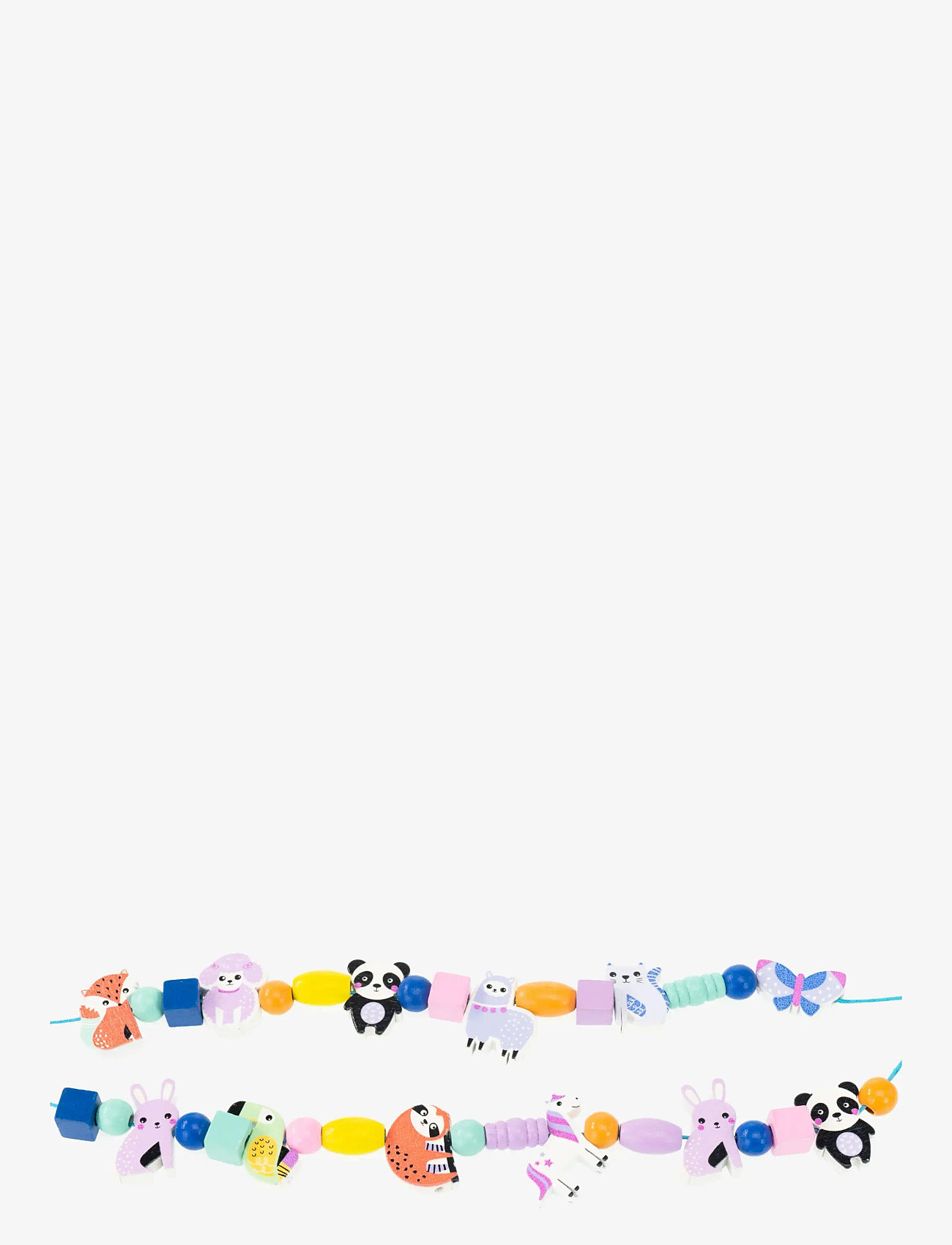 Toyrock - BEADS SET WOODEN WITH ANIMALS THEME - kreasæt - multi coloured - 3